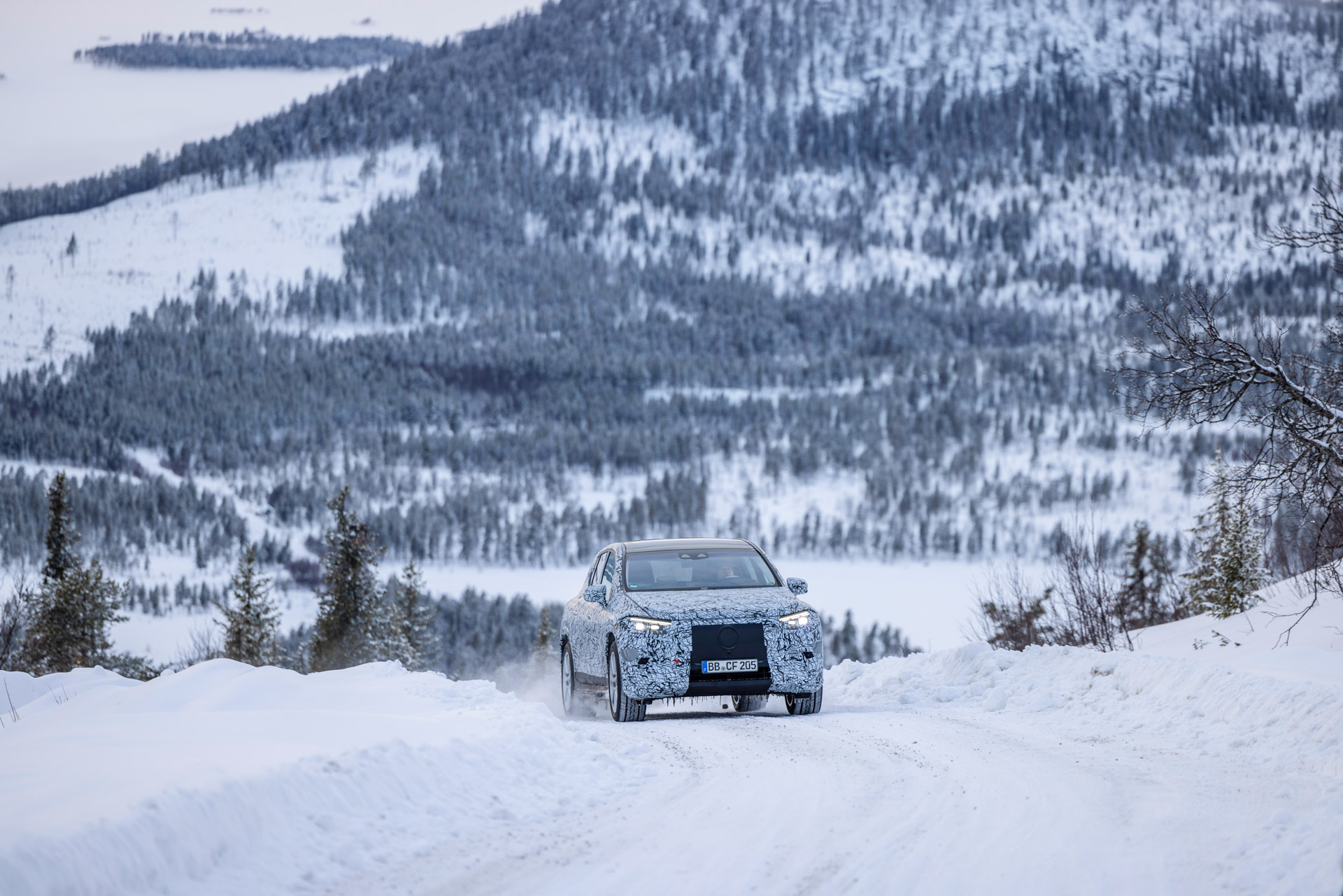 2023 Mercedes EQS SUV Uses Face-Detect Camera Tech To Let Passengers Watch TV, But Not Driver