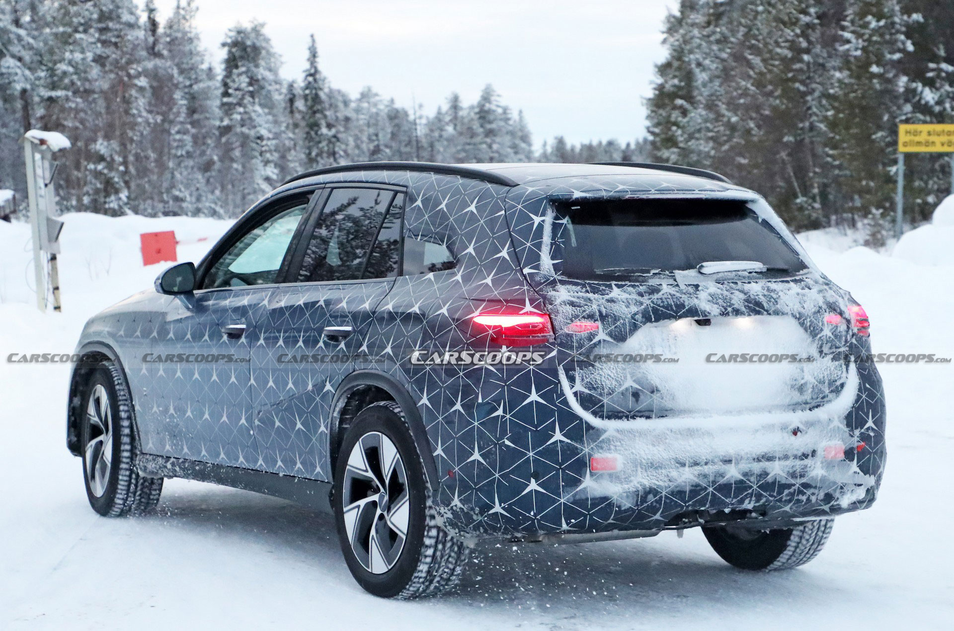 2023 Mercedes GLC Drops Camo And Adopts Starry Wrap Ahead Of Its Upcoming Debut