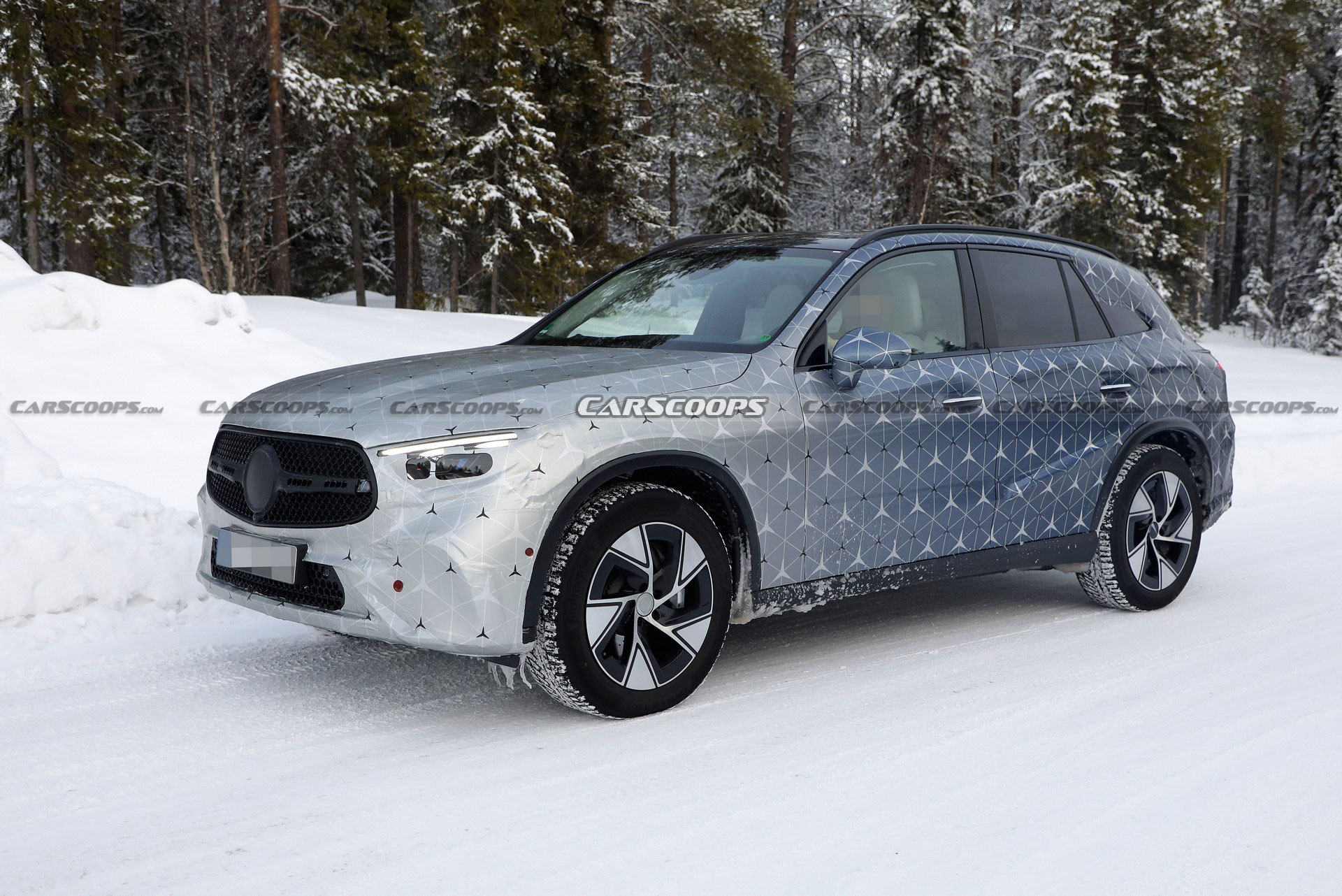 2023 Mercedes GLC Drops Camo And Adopts Starry Wrap Ahead Of Its Upcoming Debut
