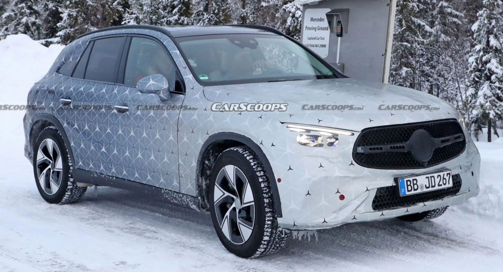  2023 Mercedes GLC Drops Camo And Adopts Starry Wrap Ahead Of Its Upcoming Debut