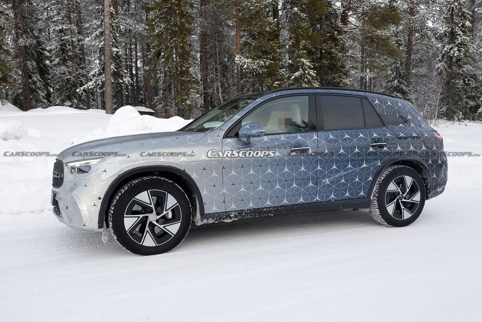 2023 Mercedes GLC Drops Camo And Adopts Starry Wrap Ahead Of Its Upcoming Debut