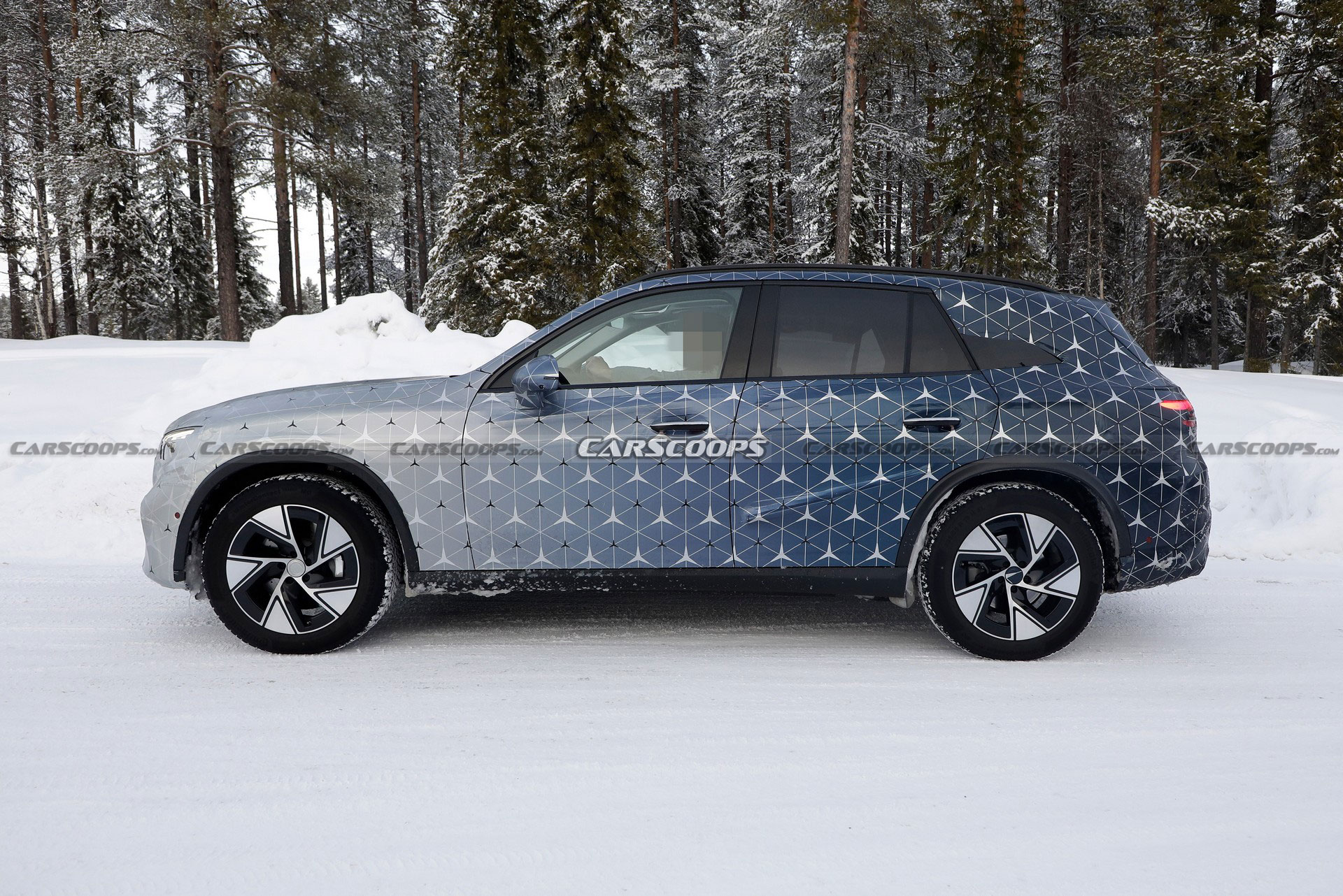 2023 Mercedes GLC Drops Camo And Adopts Starry Wrap Ahead Of Its Upcoming Debut