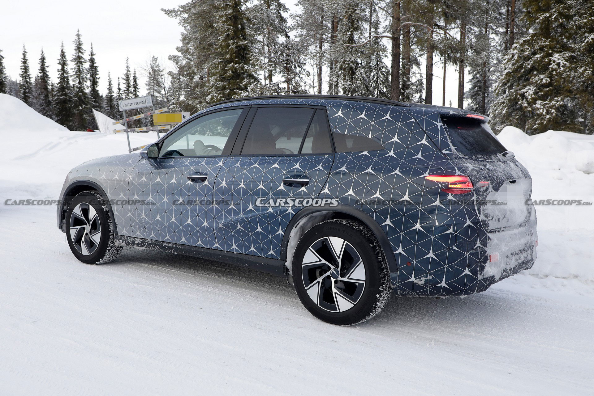 2023 Mercedes GLC Drops Camo And Adopts Starry Wrap Ahead Of Its Upcoming Debut