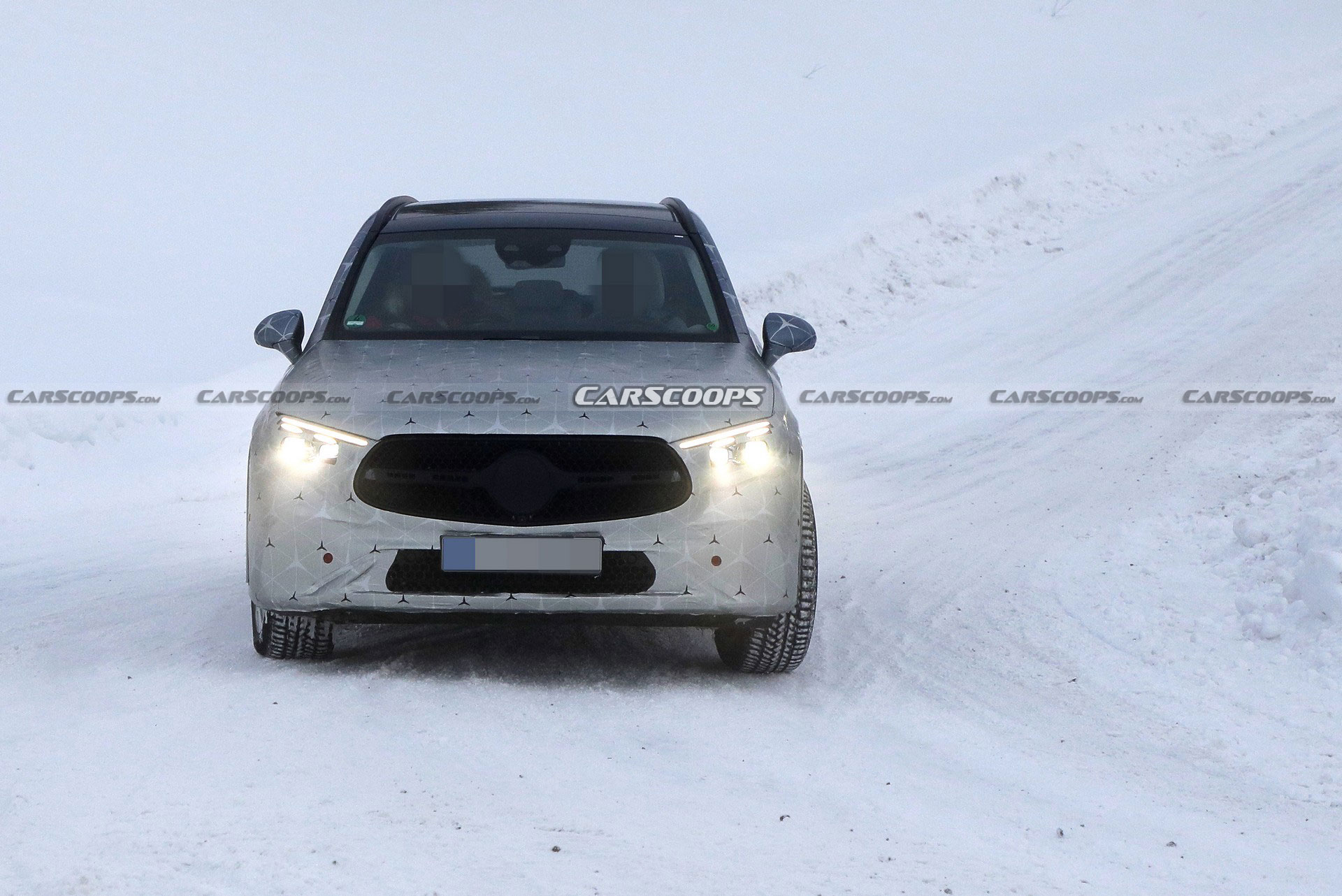 2023 Mercedes GLC Drops Camo And Adopts Starry Wrap Ahead Of Its Upcoming Debut