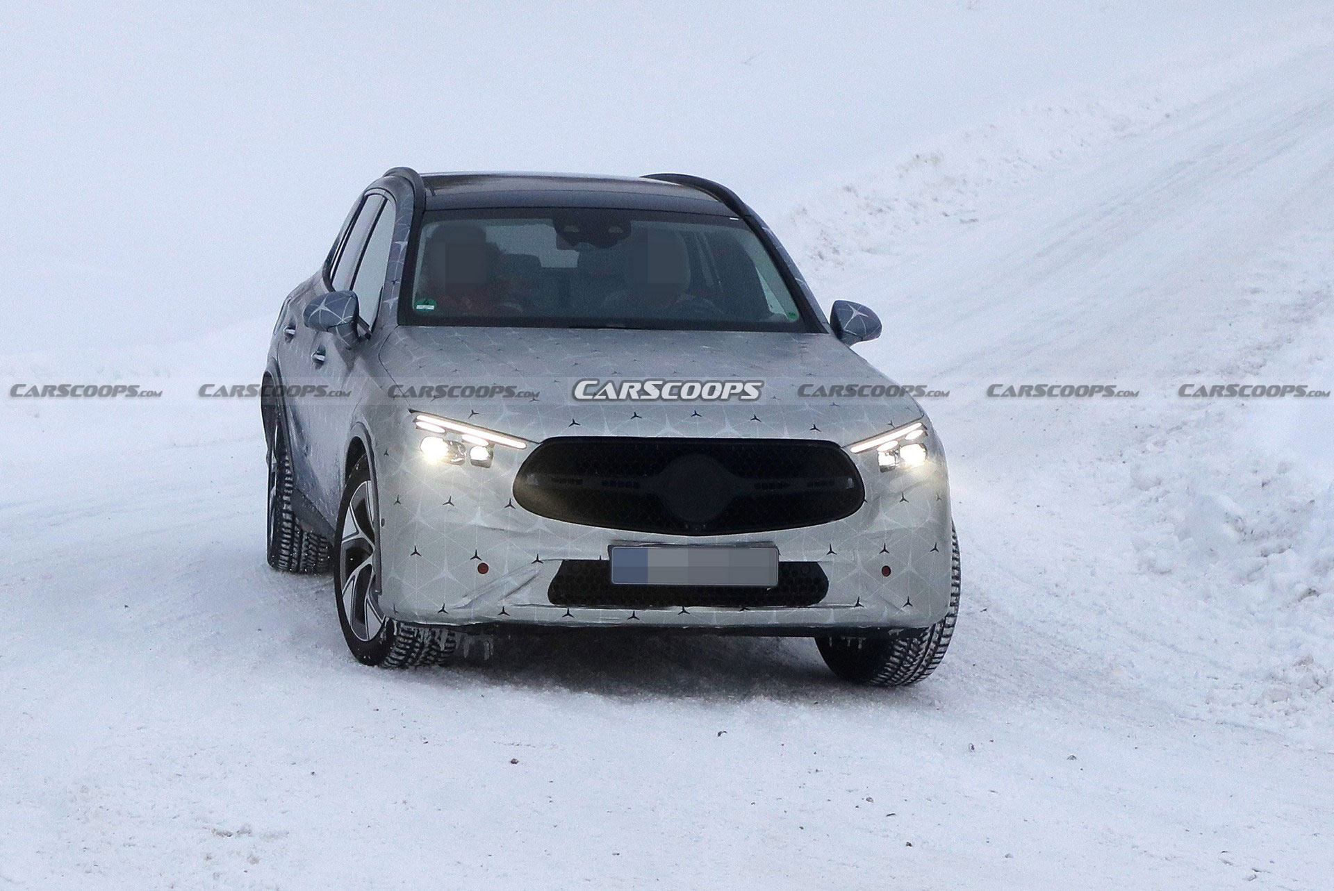 2023 Mercedes GLC Drops Camo And Adopts Starry Wrap Ahead Of Its Upcoming Debut