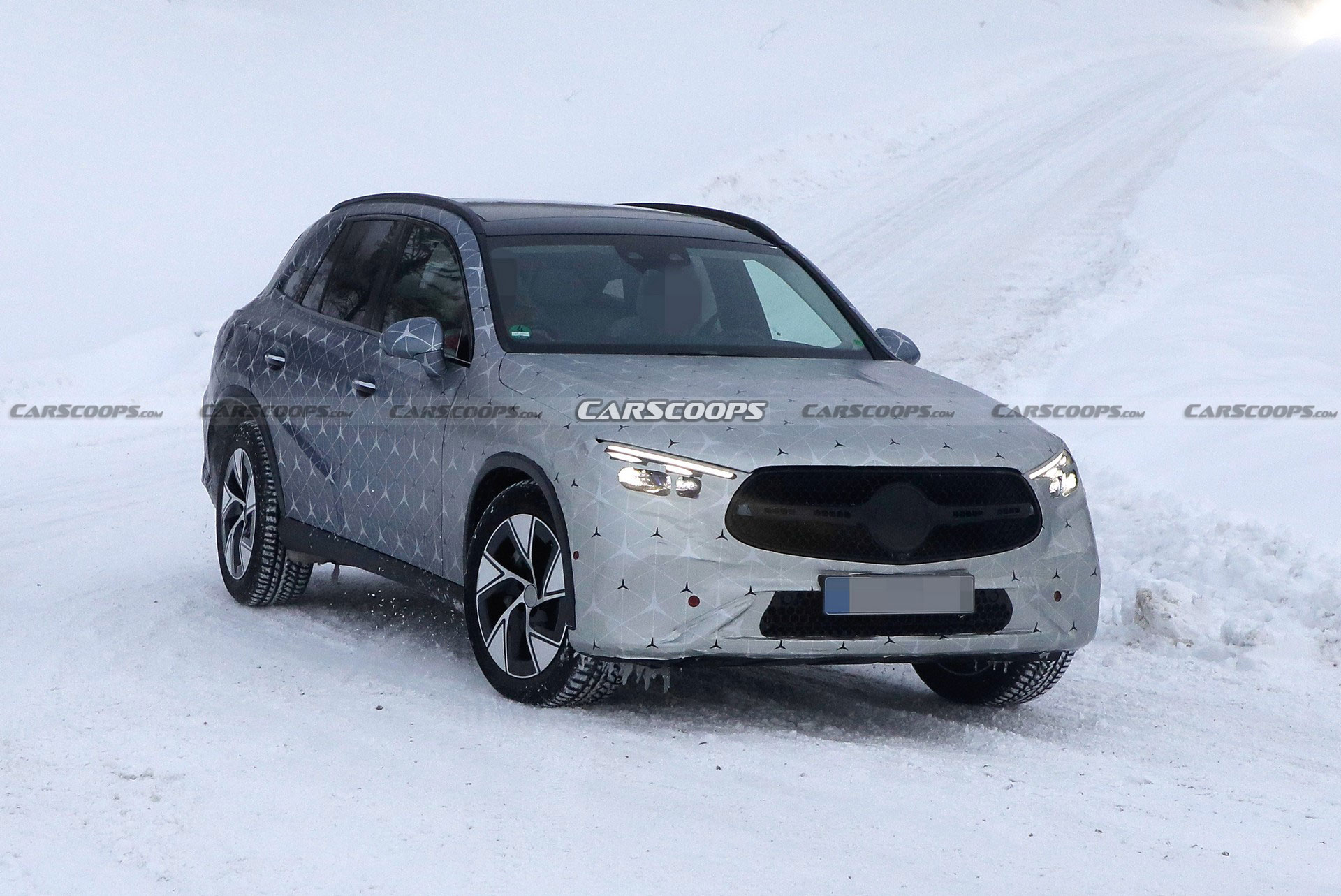 2023 Mercedes GLC Drops Camo And Adopts Starry Wrap Ahead Of Its Upcoming Debut