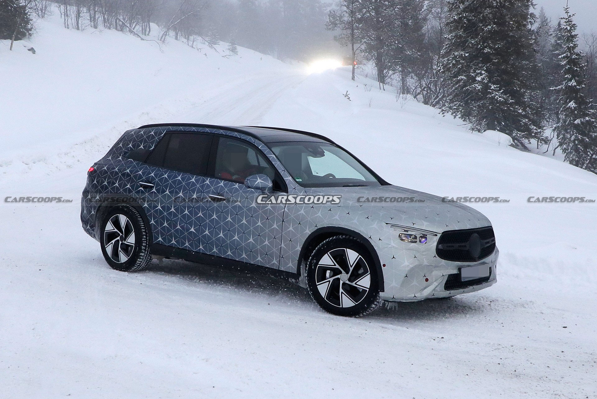2023 Mercedes GLC Drops Camo And Adopts Starry Wrap Ahead Of Its Upcoming Debut