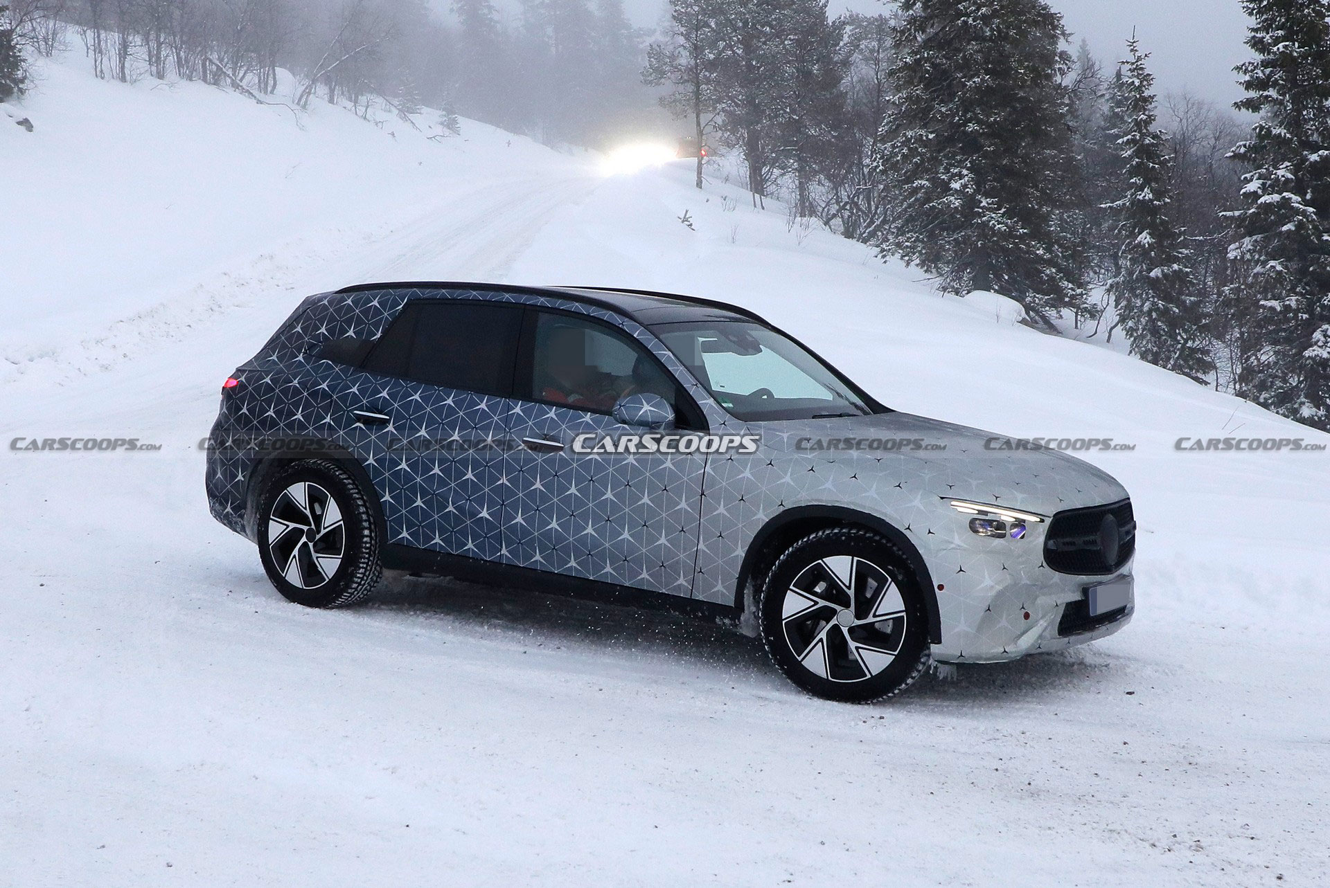 2023 Mercedes GLC Drops Camo And Adopts Starry Wrap Ahead Of Its Upcoming Debut