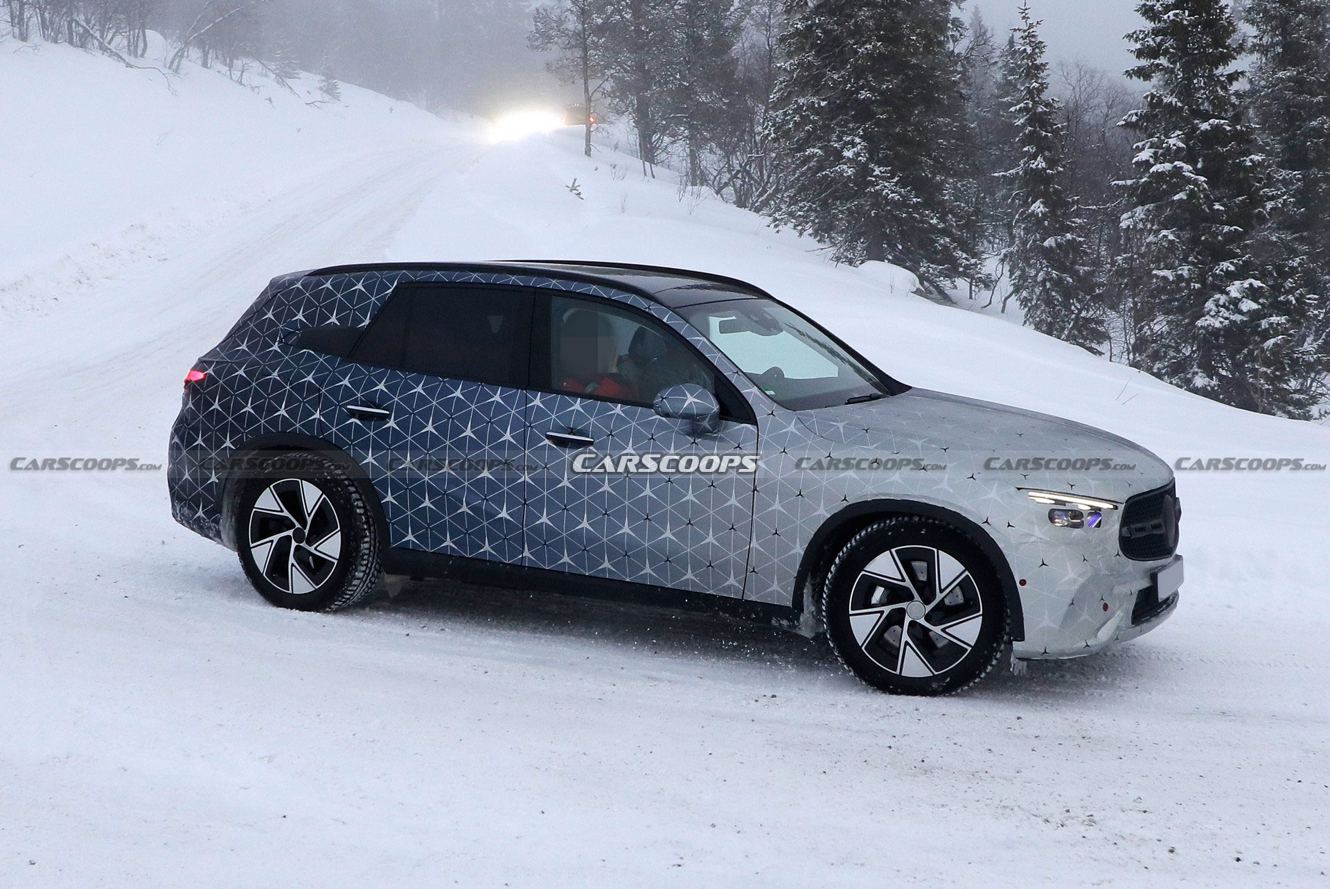 2023 Mercedes GLC Drops Camo And Adopts Starry Wrap Ahead Of Its Upcoming Debut