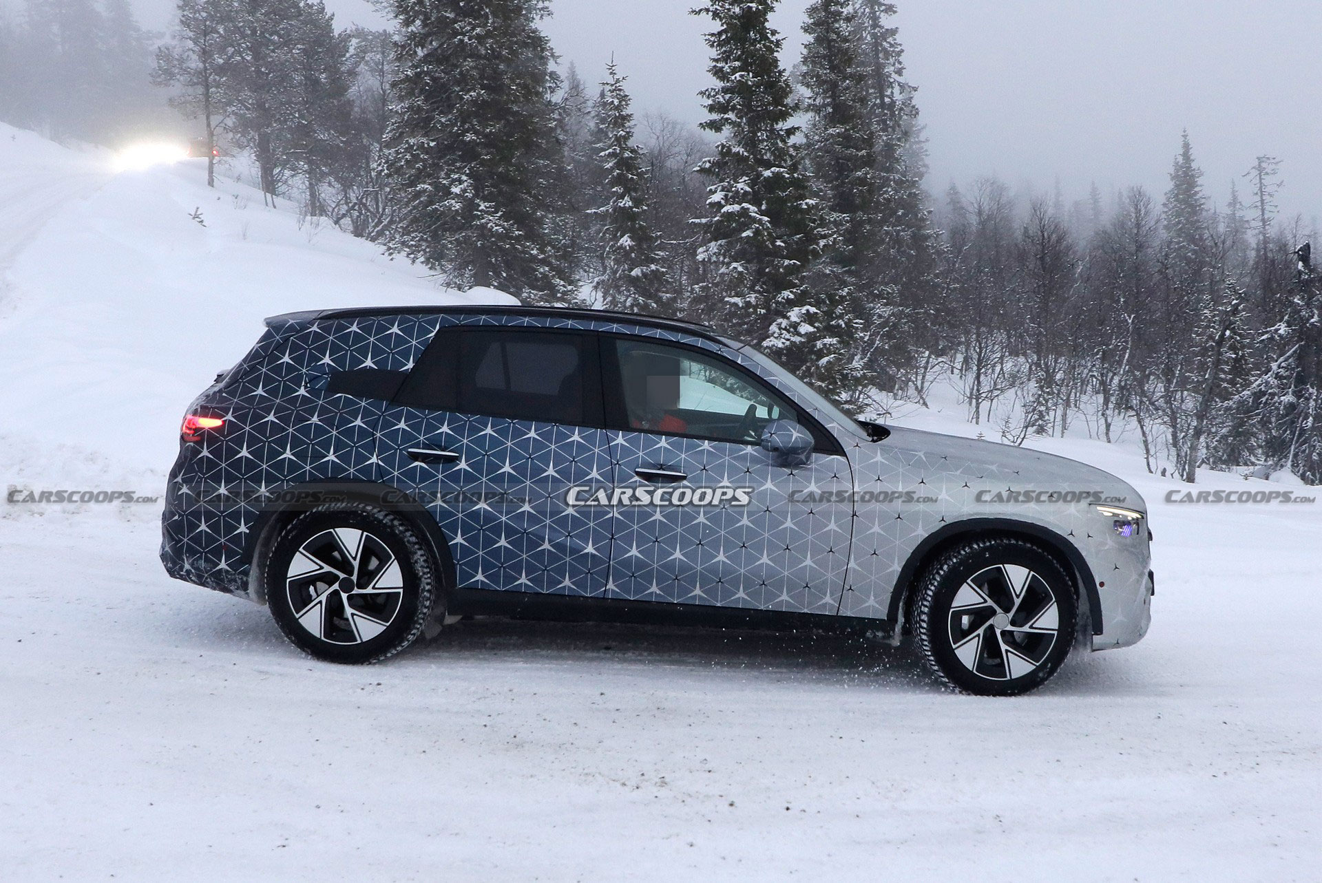 2023 Mercedes GLC Drops Camo And Adopts Starry Wrap Ahead Of Its Upcoming Debut