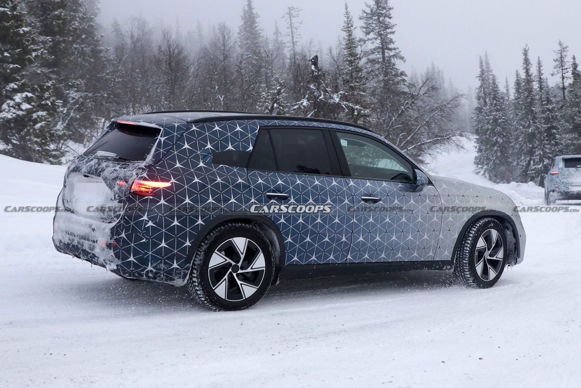 2023 Mercedes GLC Drops Camo And Adopts Starry Wrap Ahead Of Its Upcoming Debut
