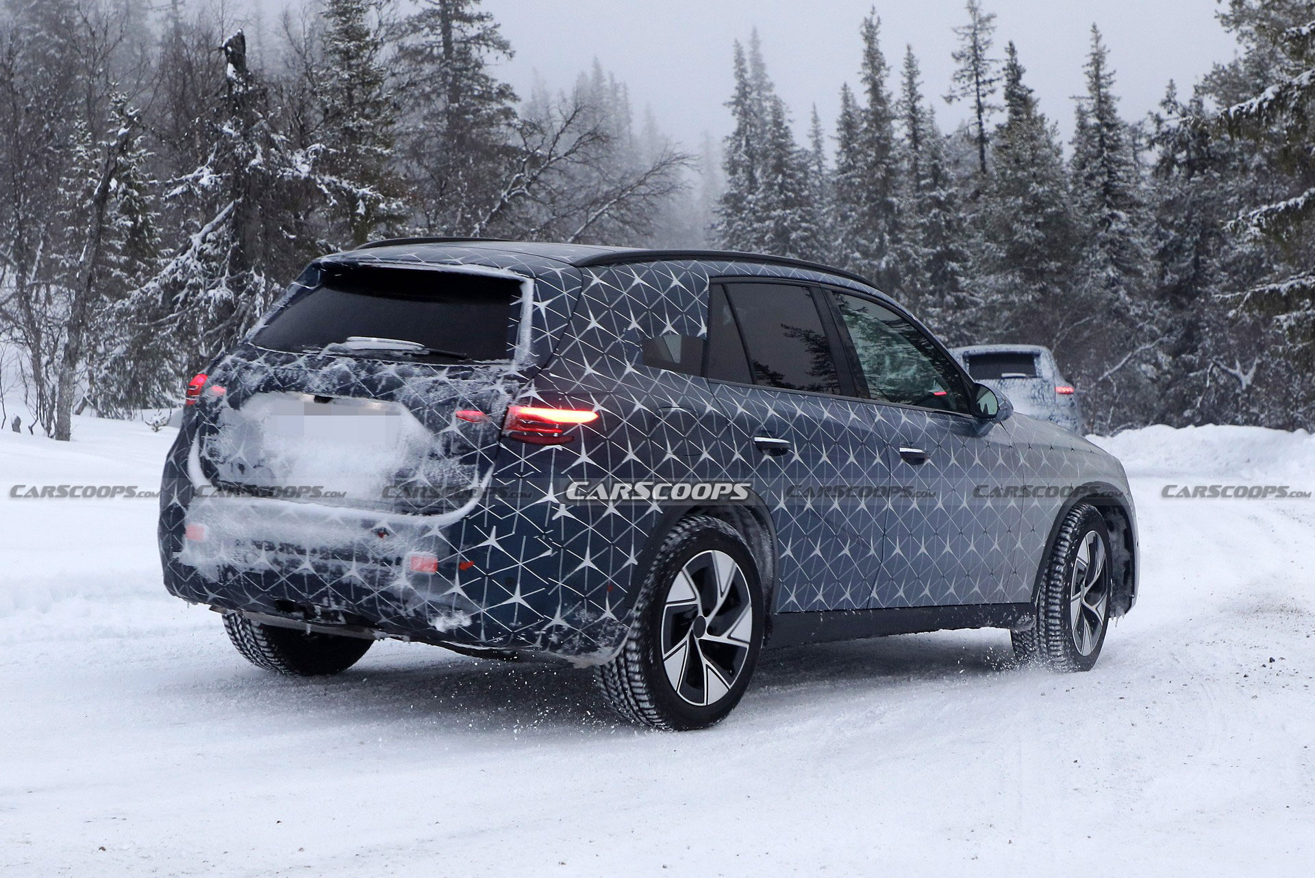 2023 Mercedes GLC Drops Camo And Adopts Starry Wrap Ahead Of Its Upcoming Debut