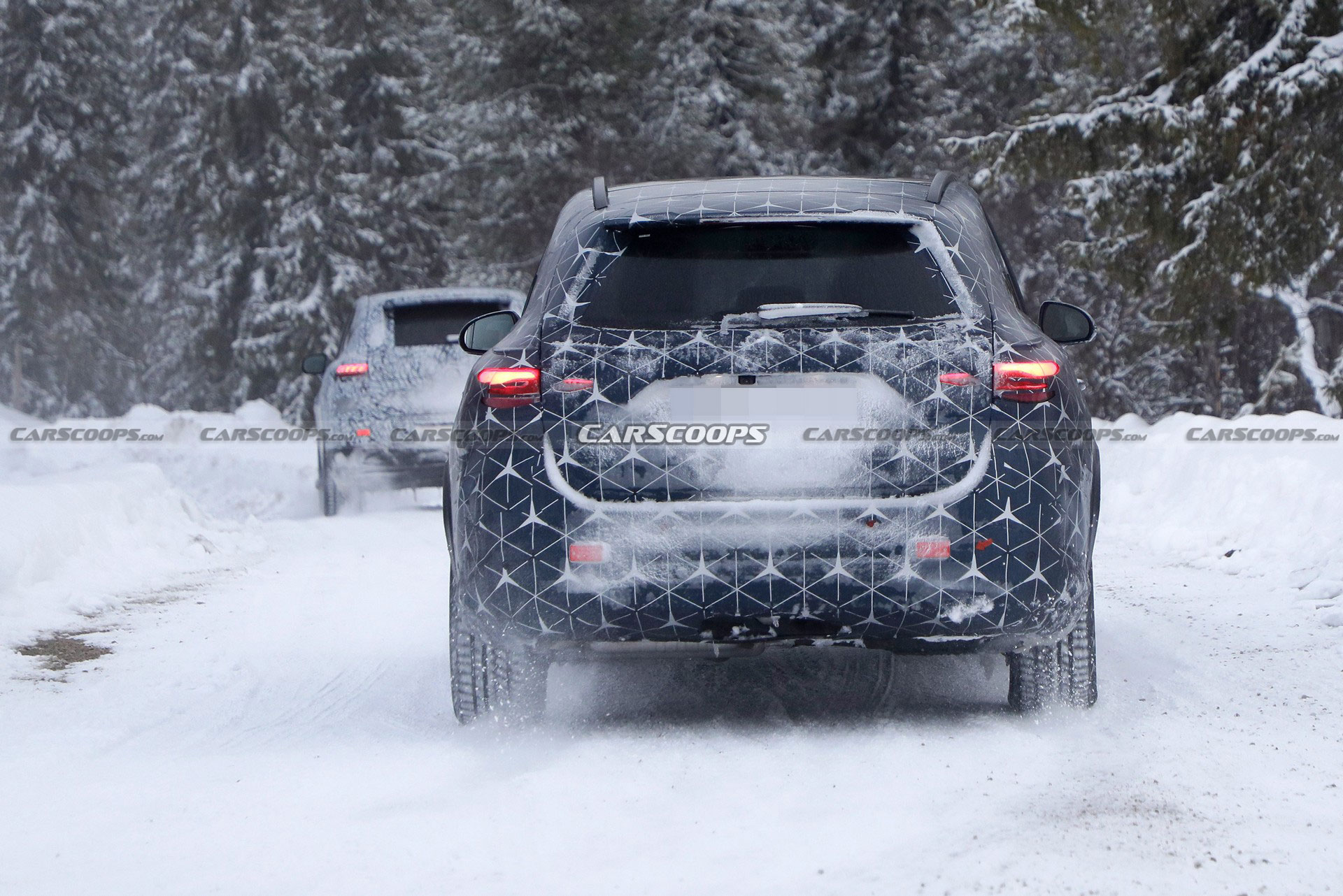 2023 Mercedes GLC Drops Camo And Adopts Starry Wrap Ahead Of Its Upcoming Debut