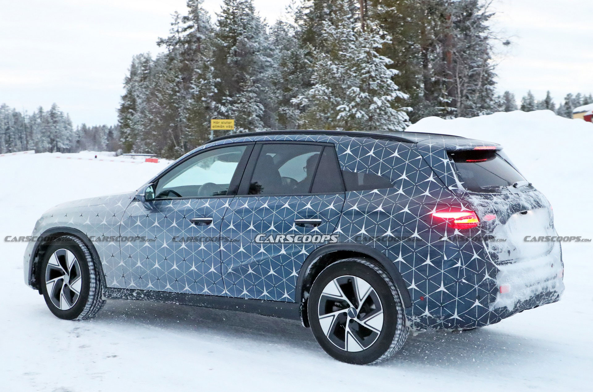 2023 Mercedes GLC Drops Camo And Adopts Starry Wrap Ahead Of Its Upcoming Debut