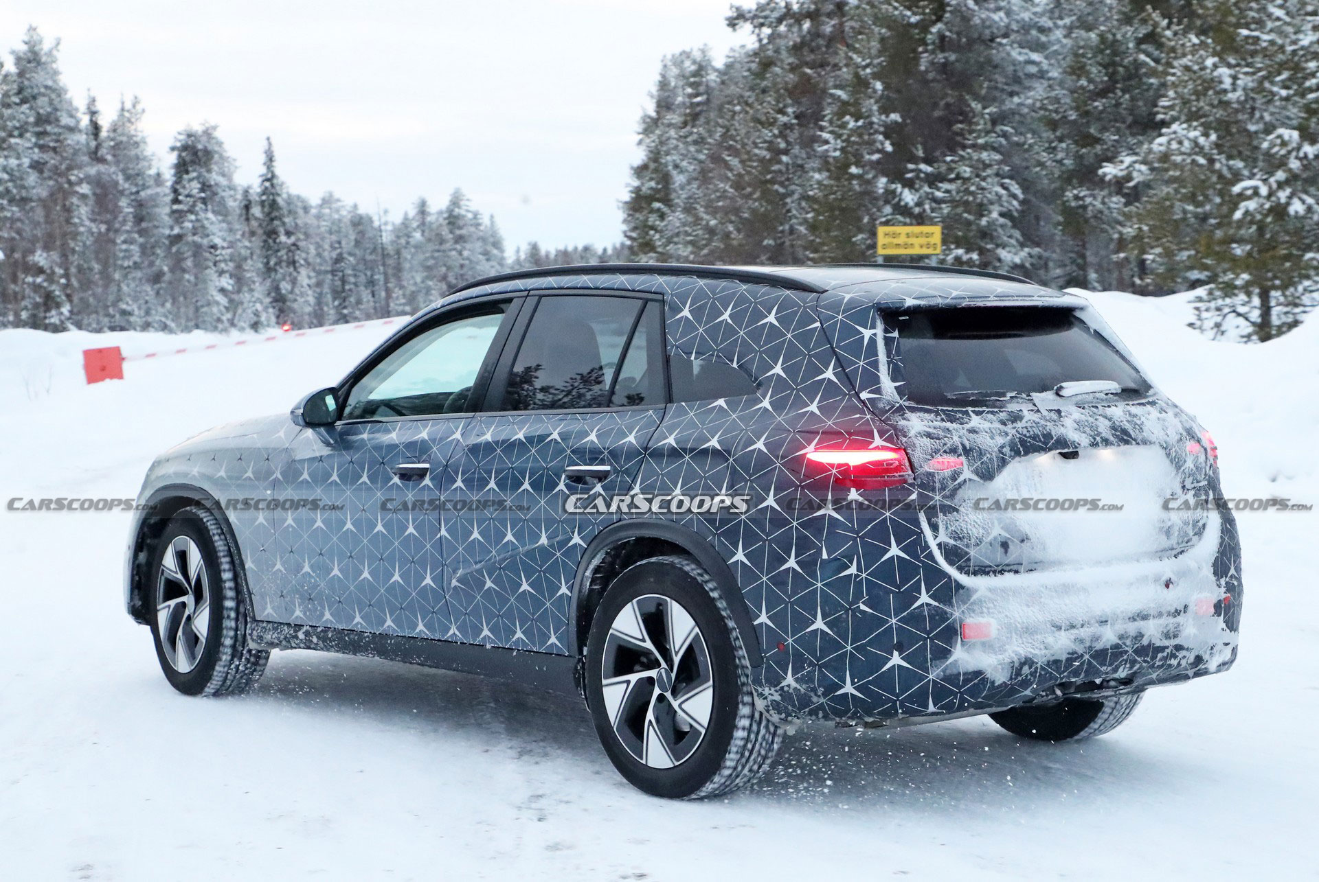 2023 Mercedes GLC Drops Camo And Adopts Starry Wrap Ahead Of Its Upcoming Debut