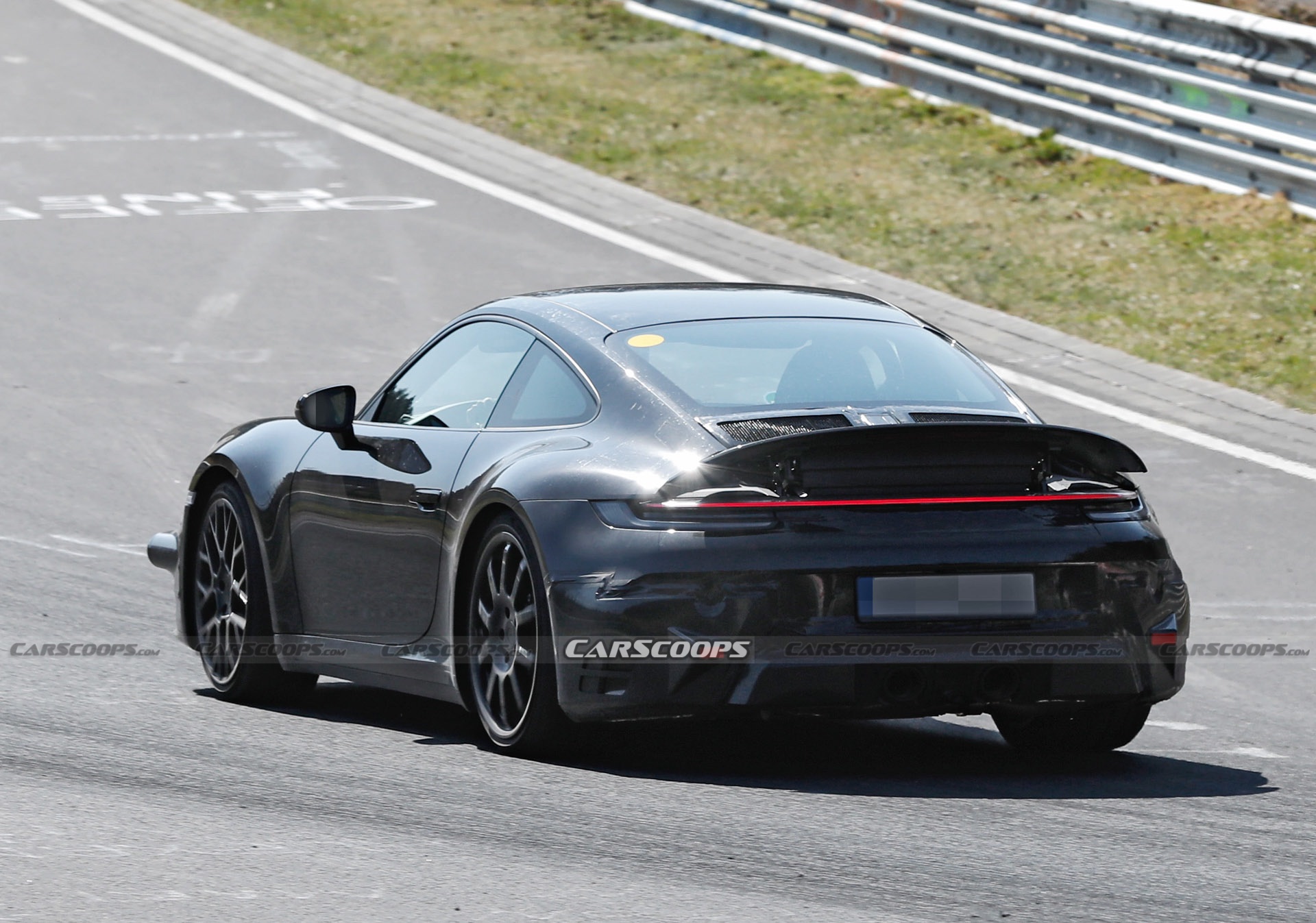 Electrified 2024 Porsche 911 Hybrid Caught Charging Hard At The Nurburgring