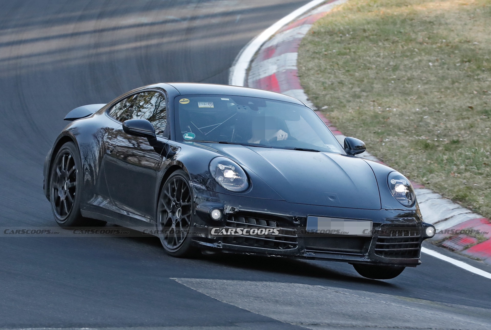 Electrified 2024 Porsche 911 Hybrid Caught Charging Hard At The Nurburgring
