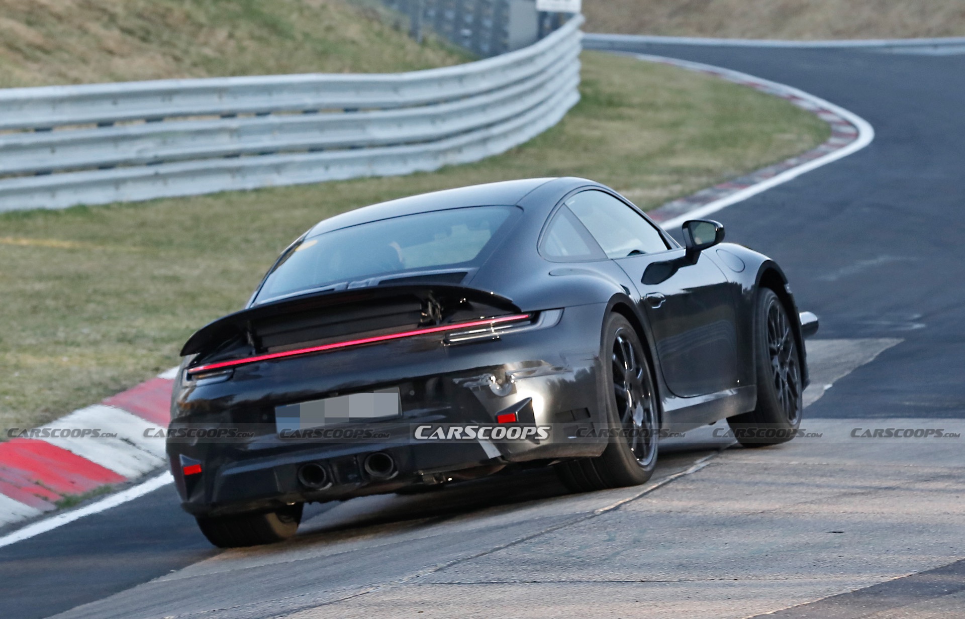 Electrified 2024 Porsche 911 Hybrid Caught Charging Hard At The Nurburgring
