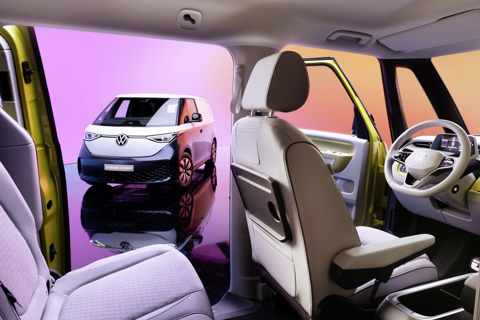New VW ID. Buzz Unveiled As A Delicious Microbus EV In Both Passenger And Cargo Van Flavors