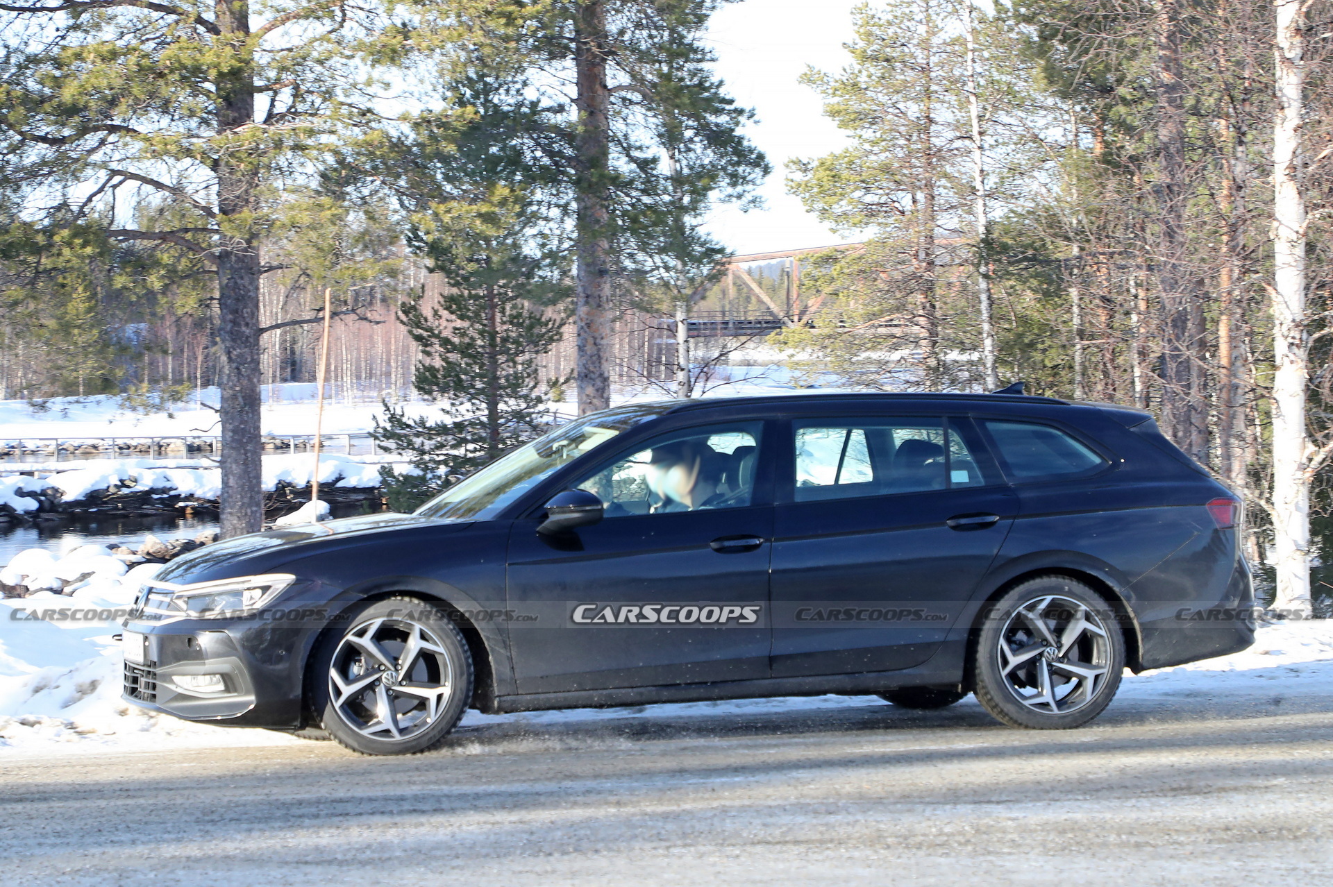 Europe’s 2023 VW Passat Variant Spied For The First Time In Its Production Body
