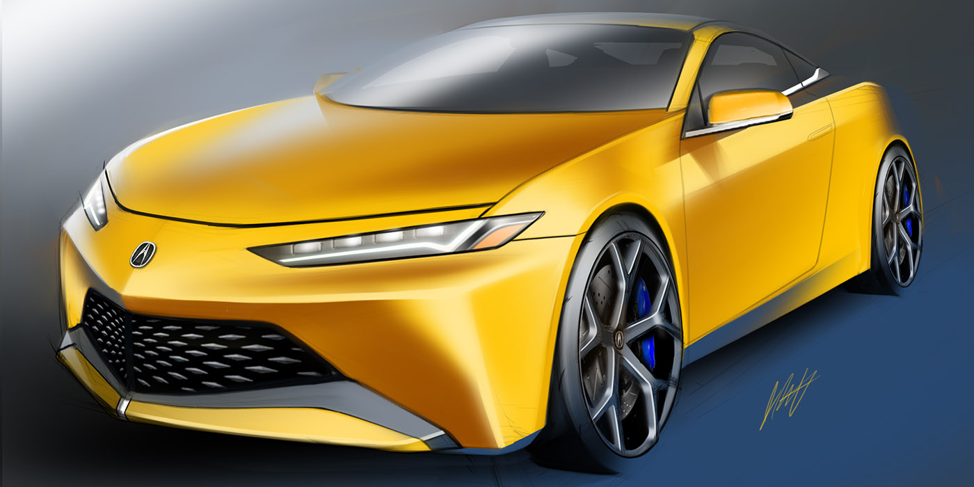 If Only The New 2023 Acura Integra Looked Something Like This Unofficial Coupe Render