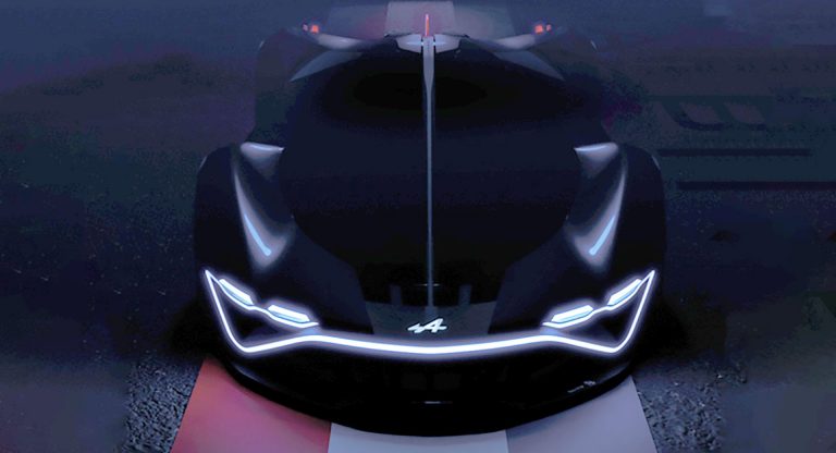 Alpine A4810 IED-Designed Supercar Concept Teased With Hydrogen Power ...