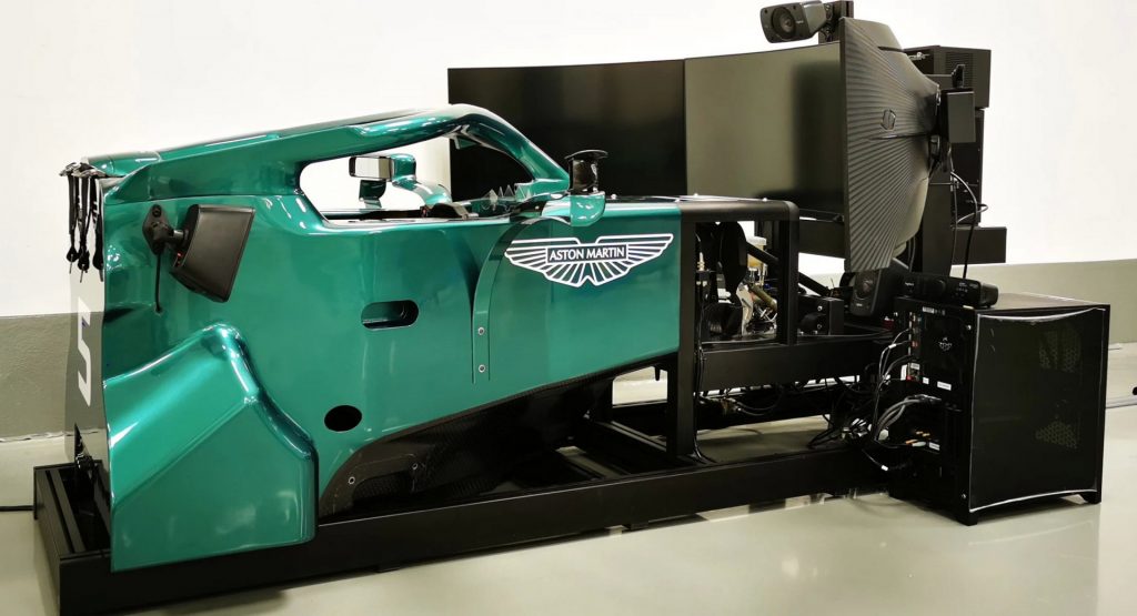  Sebastian Vettel’s New Home Racing Sim Rig Is Made From An Actual F1 Car