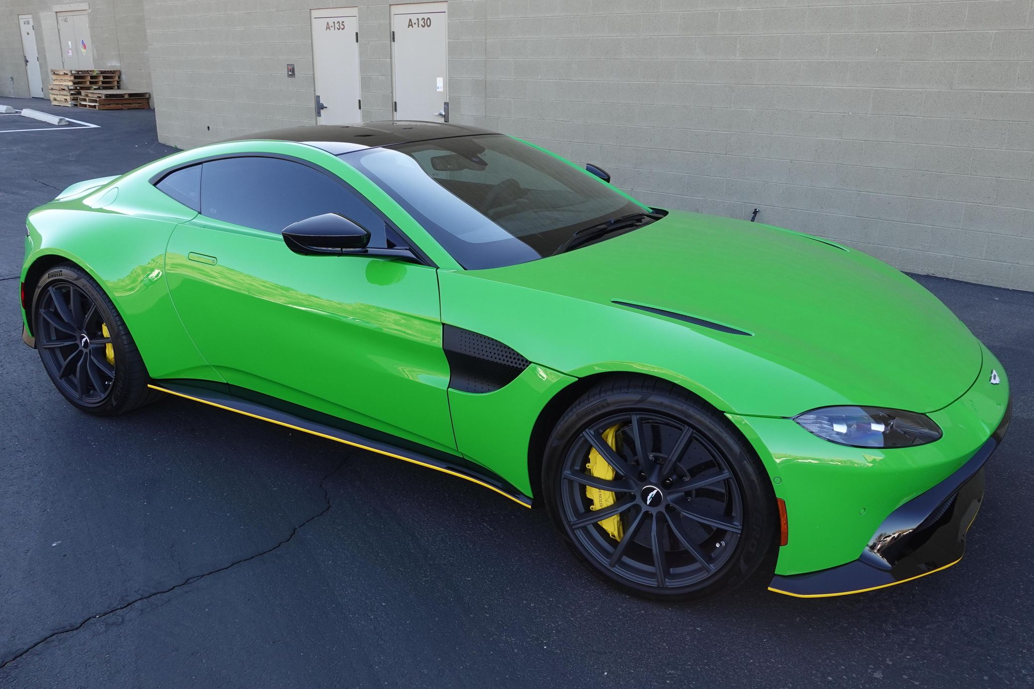 This Kermit Green Aston Martin Vantage Might Be The Best Way To Make A Splash