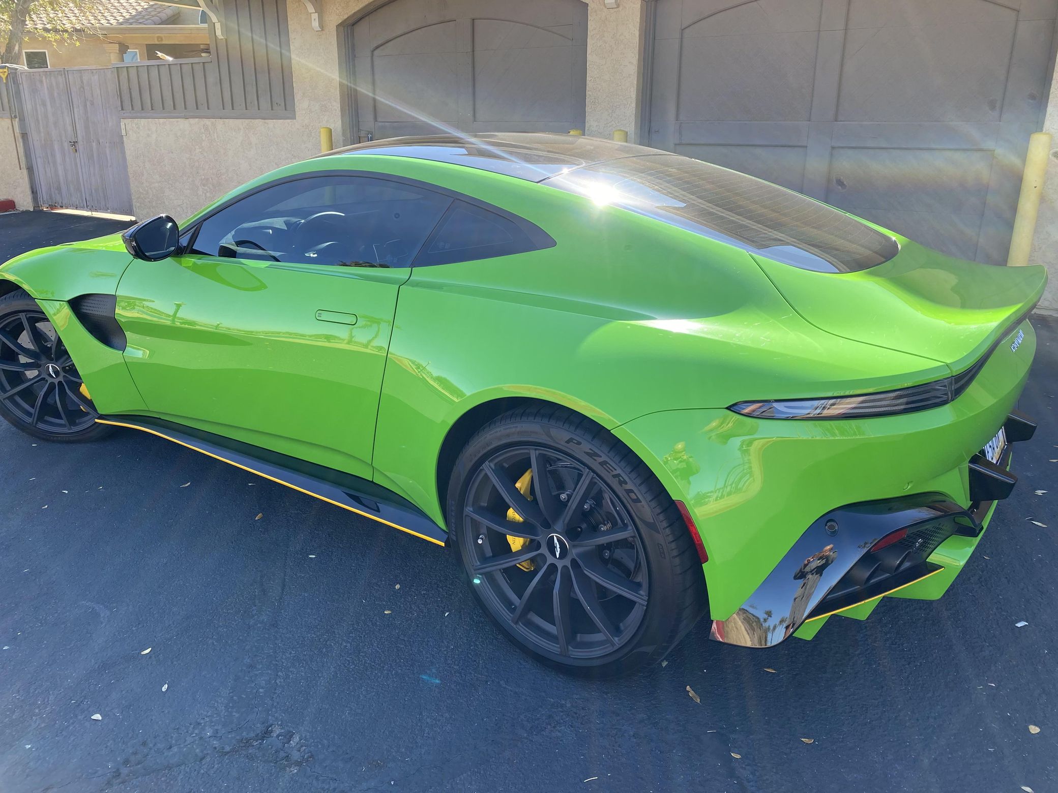 This Kermit Green Aston Martin Vantage Might Be The Best Way To Make A Splash