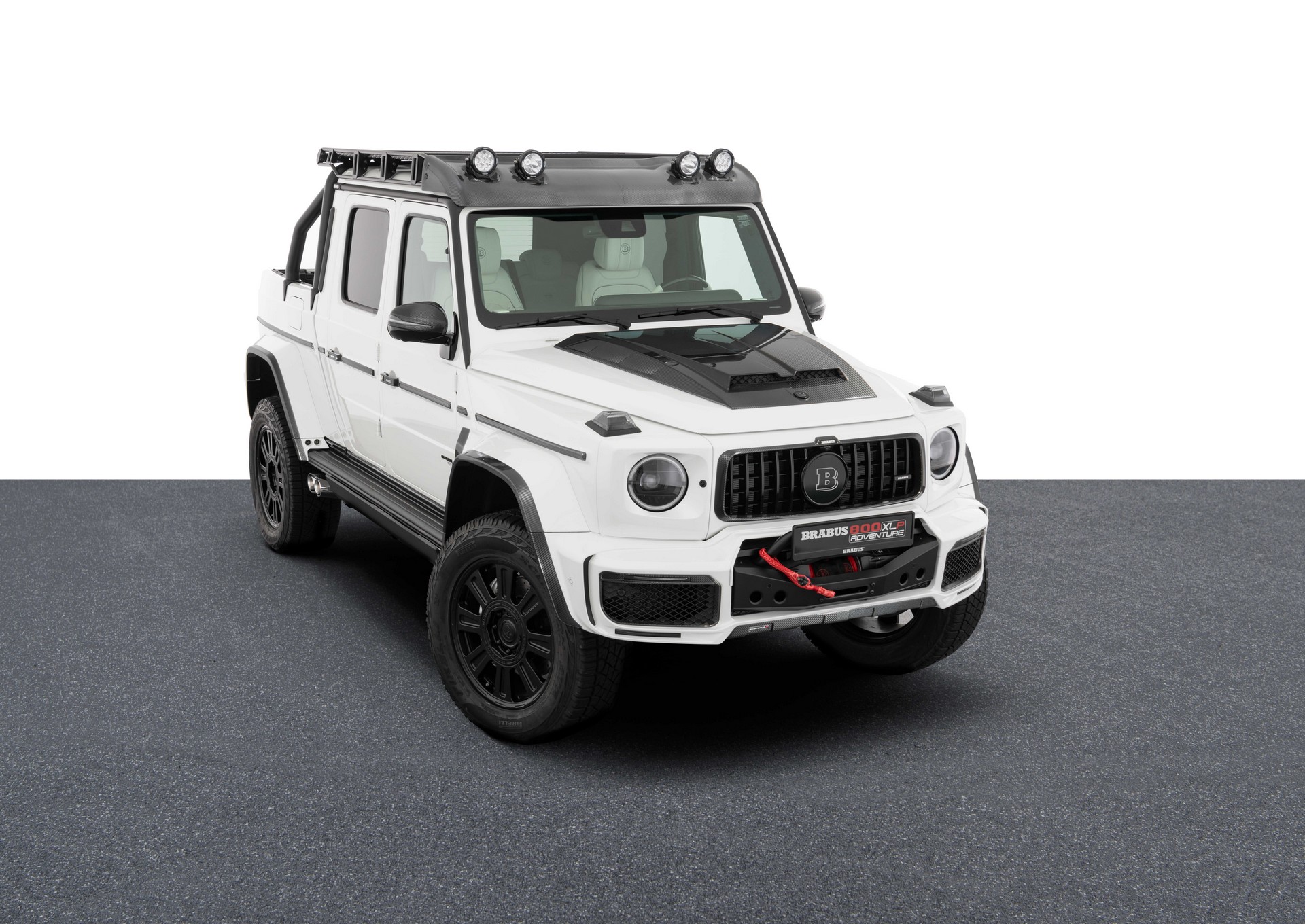 Brabus Creates Its Latest 800 XLP G-Class Adventure Dubbed ‘Superwhite’