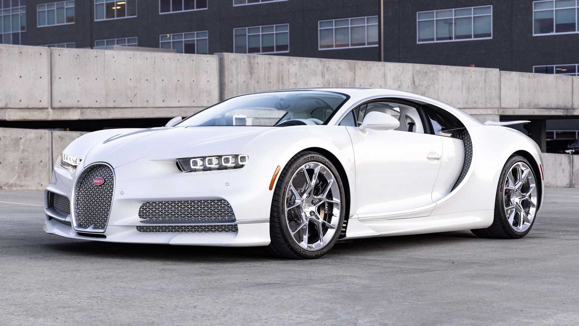 Post Malone Is Selling His All-White 2019 Bugatti Chiron
