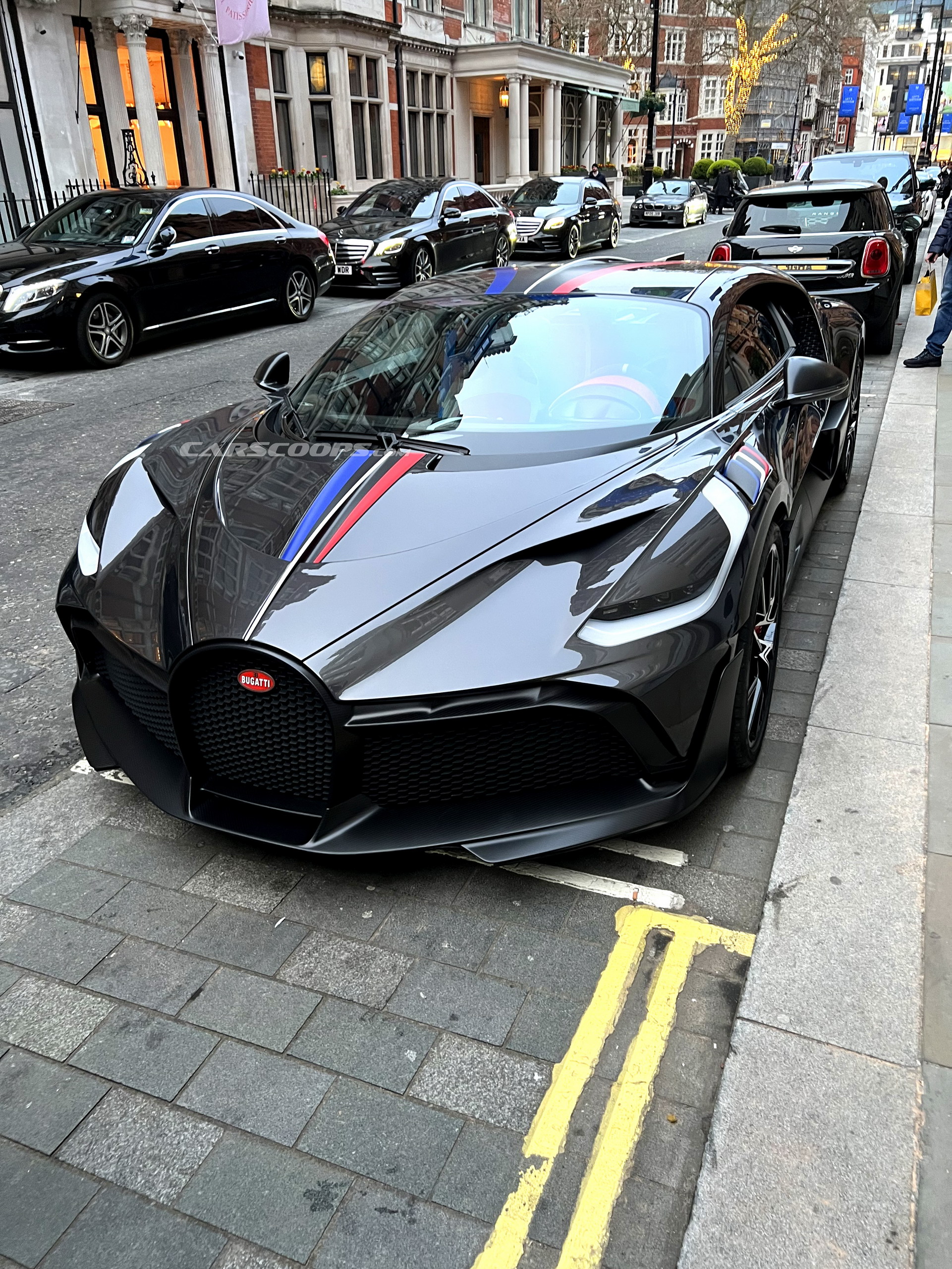 Qatari Sheikh’s $7.1 Million Bugatti Divo Found Hard Parked In London