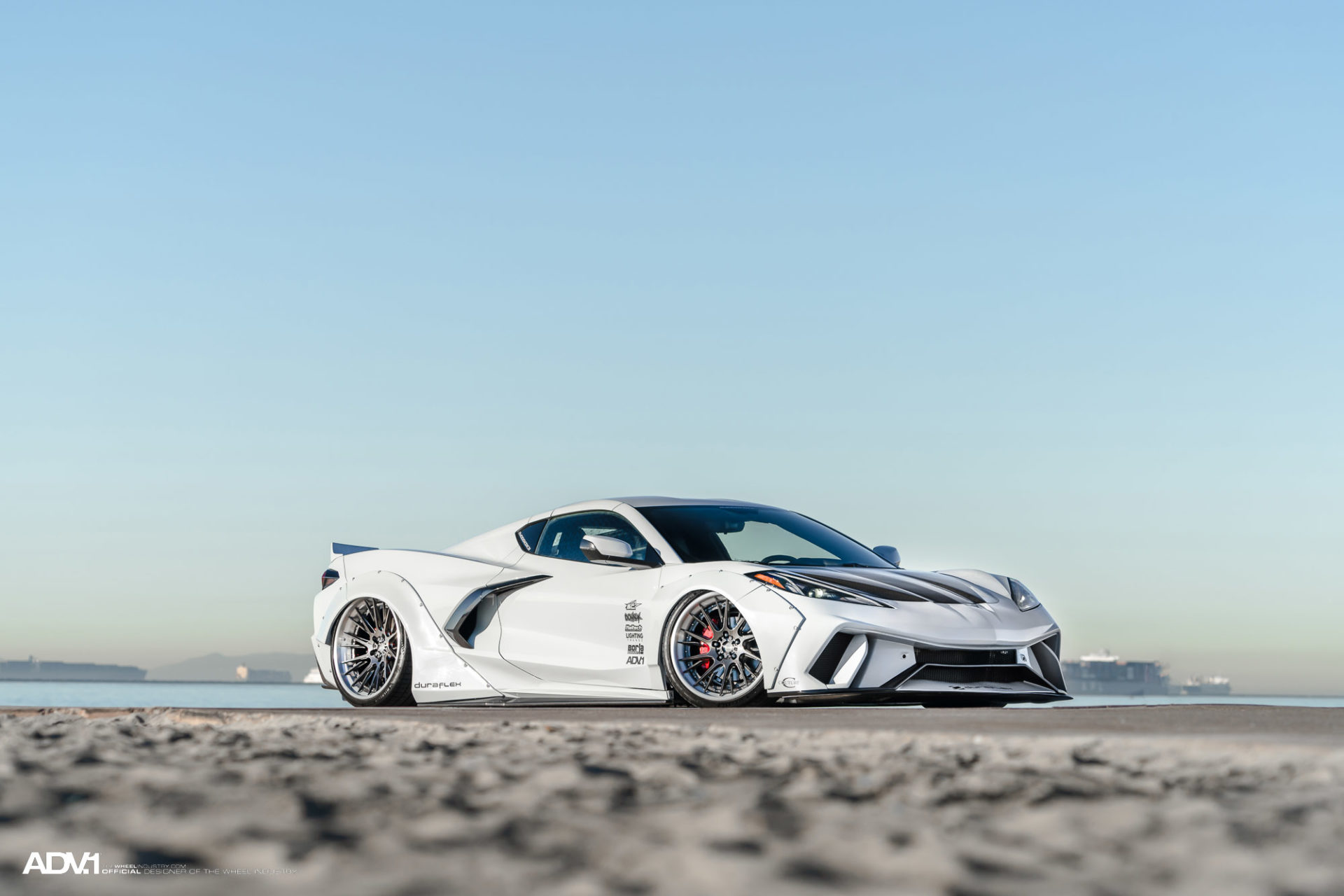 Widebody Kit And Wheels Come Together To Create A Crazy C8 Corvette