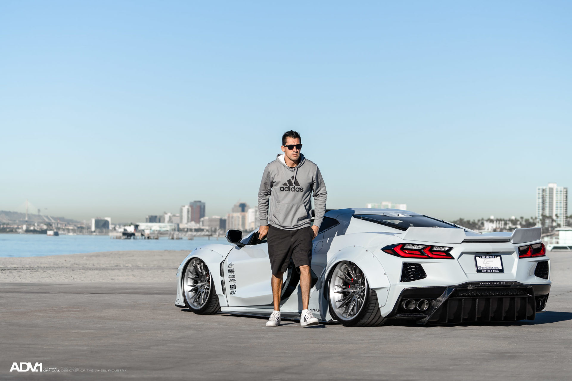Widebody Kit And Wheels Come Together To Create A Crazy C8 Corvette