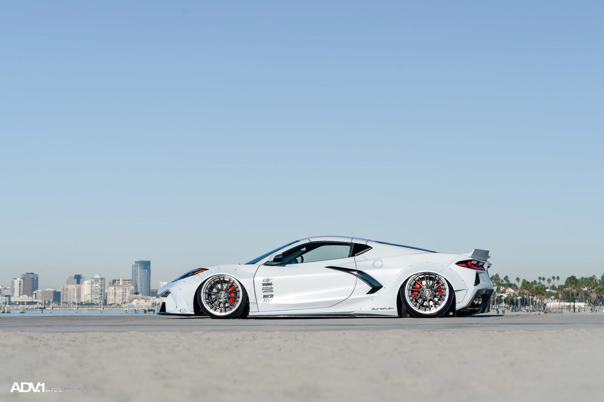 Widebody Kit And Wheels Come Together To Create A Crazy C8 Corvette