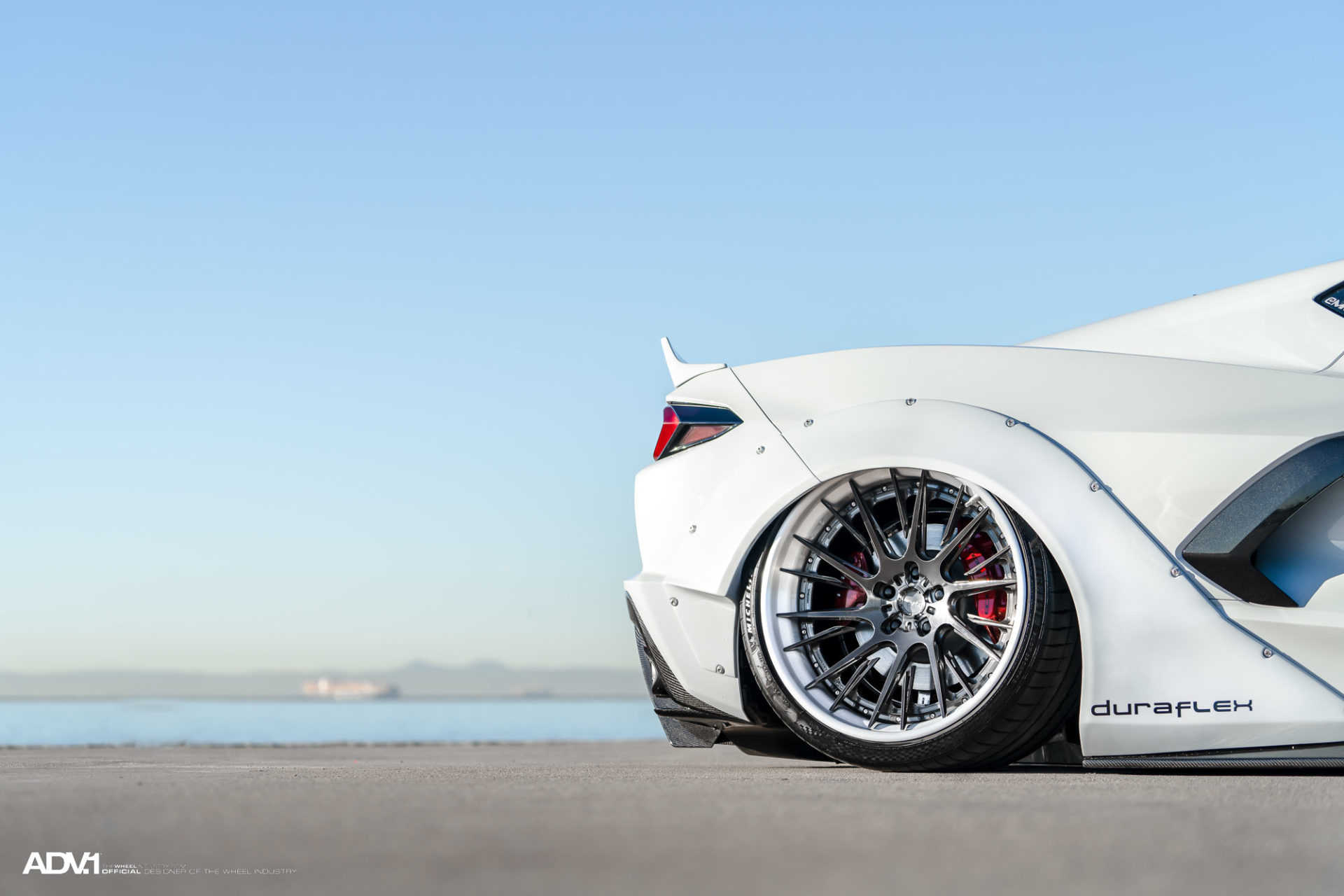 Widebody Kit And Wheels Come Together To Create A Crazy C8 Corvette