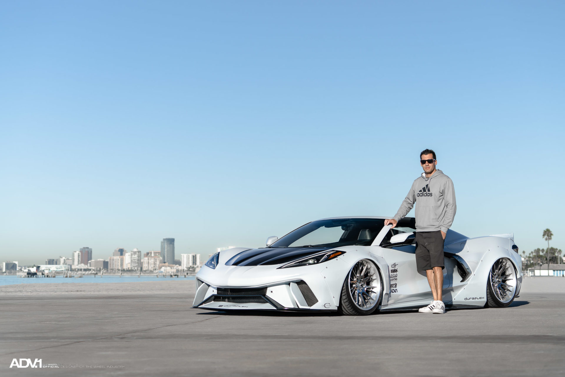 Widebody Kit And Wheels Come Together To Create A Crazy C8 Corvette