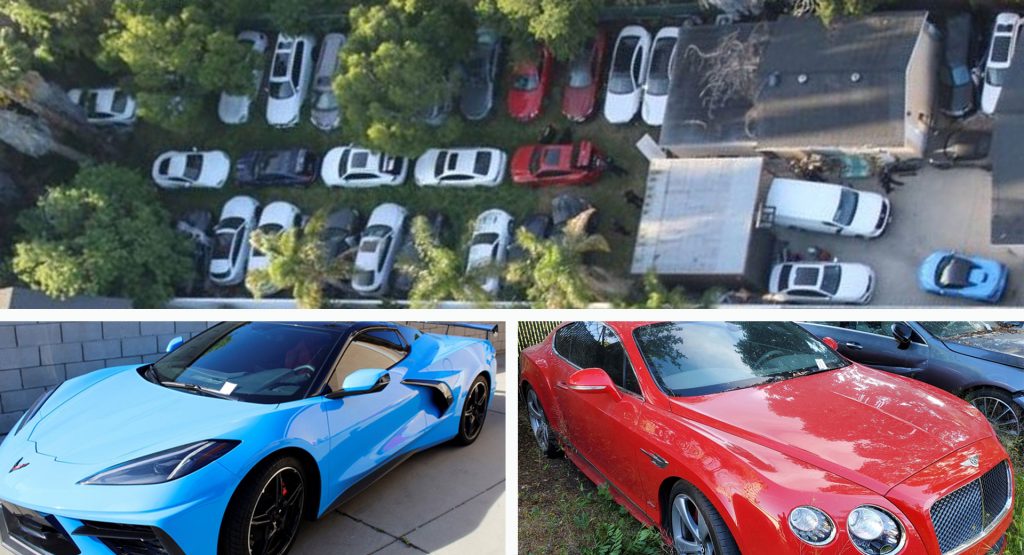 California Highway Patrol Recovers 35 Stolen Luxury Cars Including An Aston Martin And Bentley