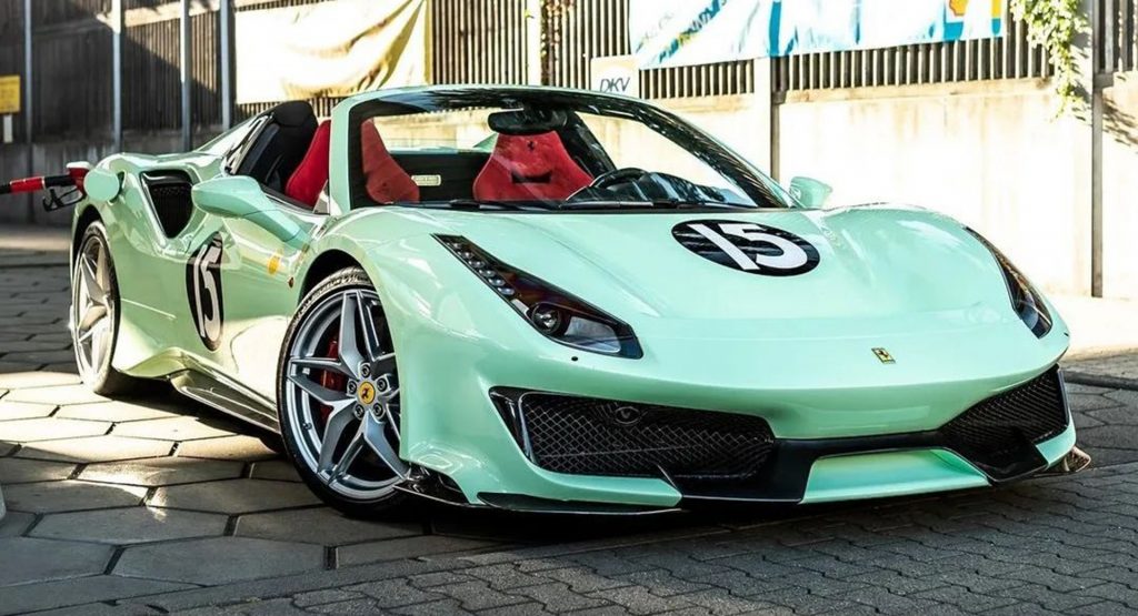  This Ferrari 488 Pista Spider Is Inspired By Stirling Moss’s 250 GTO