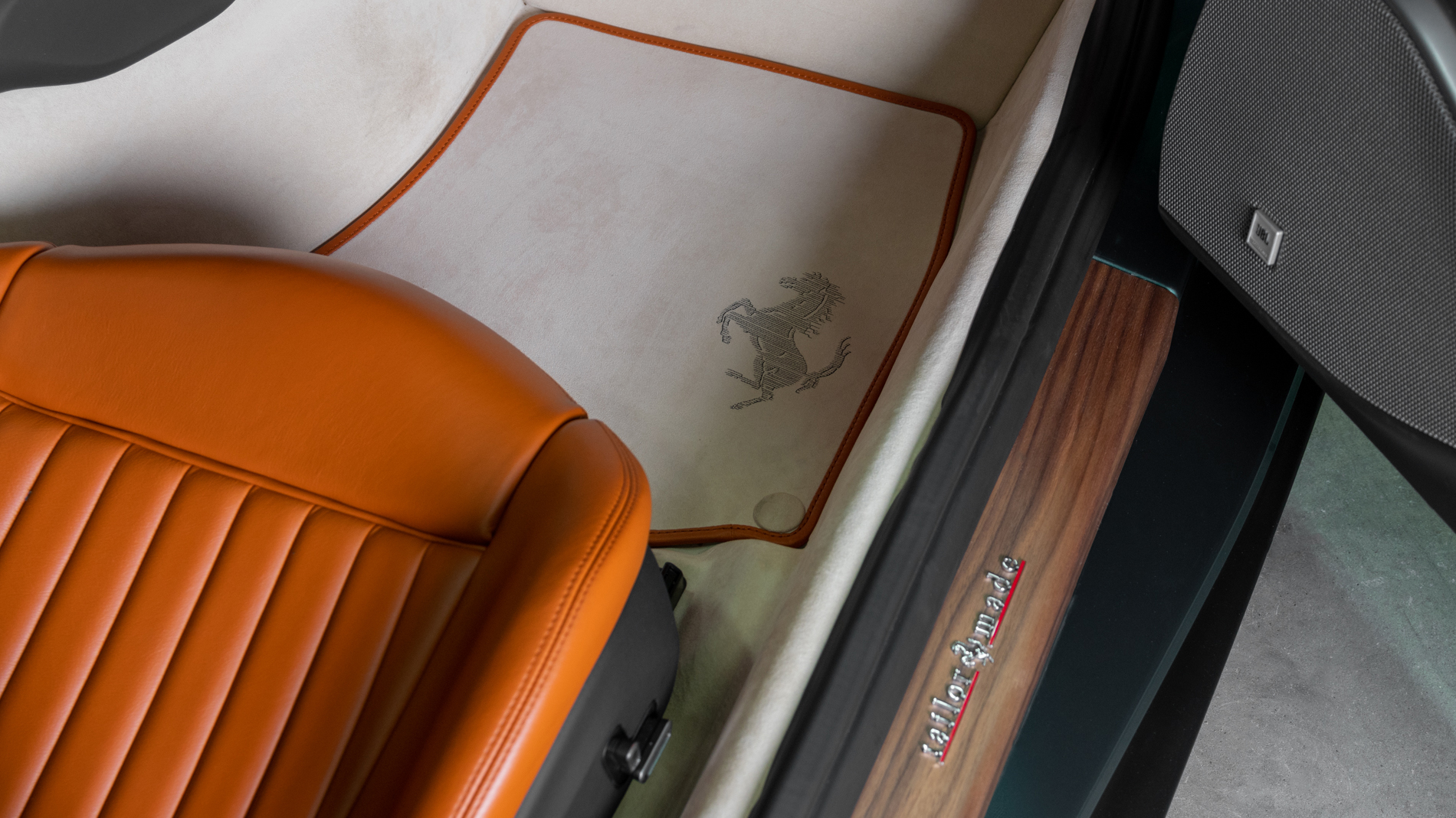 This Tailor Made Ferrari Portofino Makes Green And Orange Look Good Together