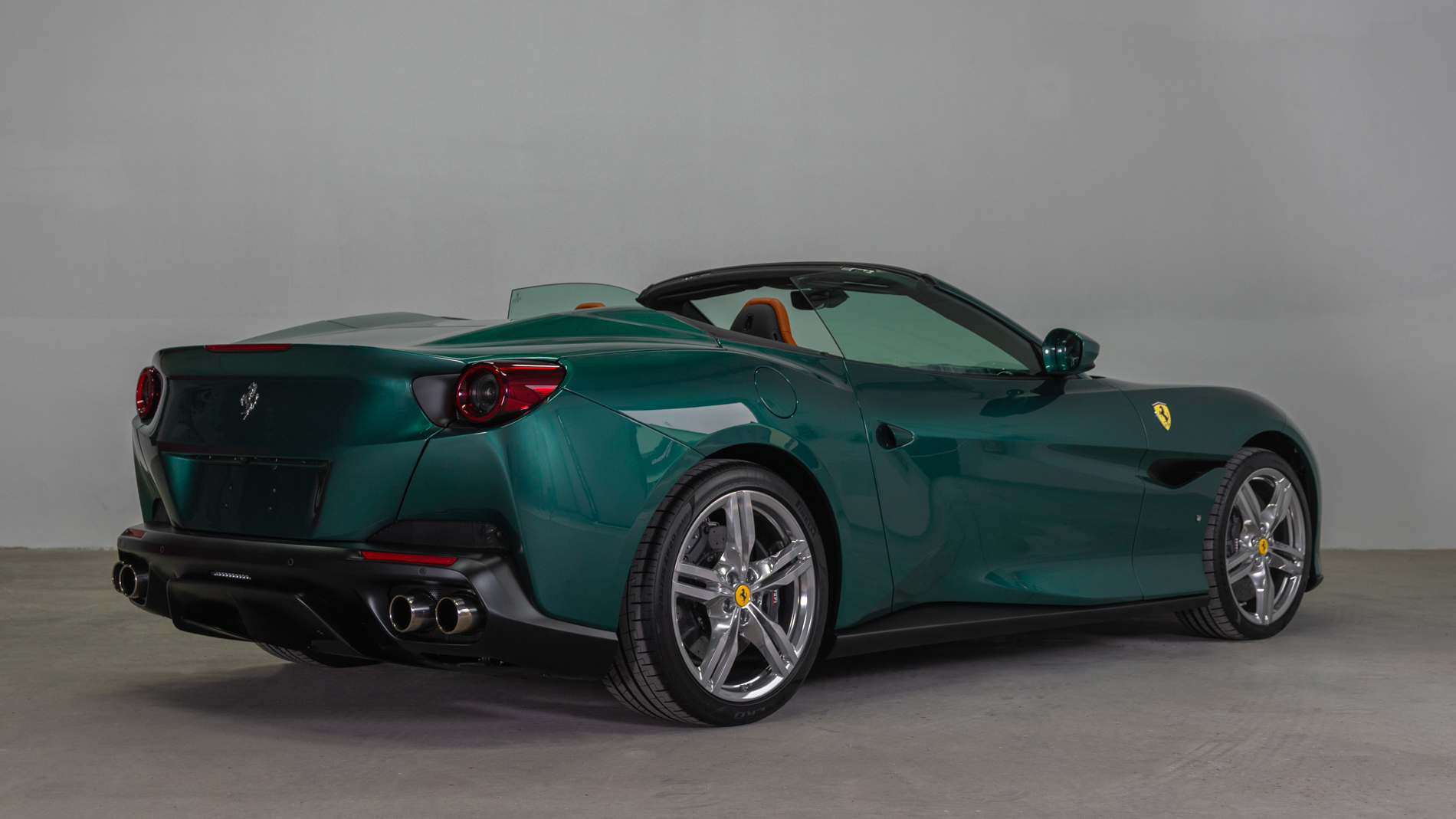 This Tailor Made Ferrari Portofino Makes Green And Orange Look Good Together