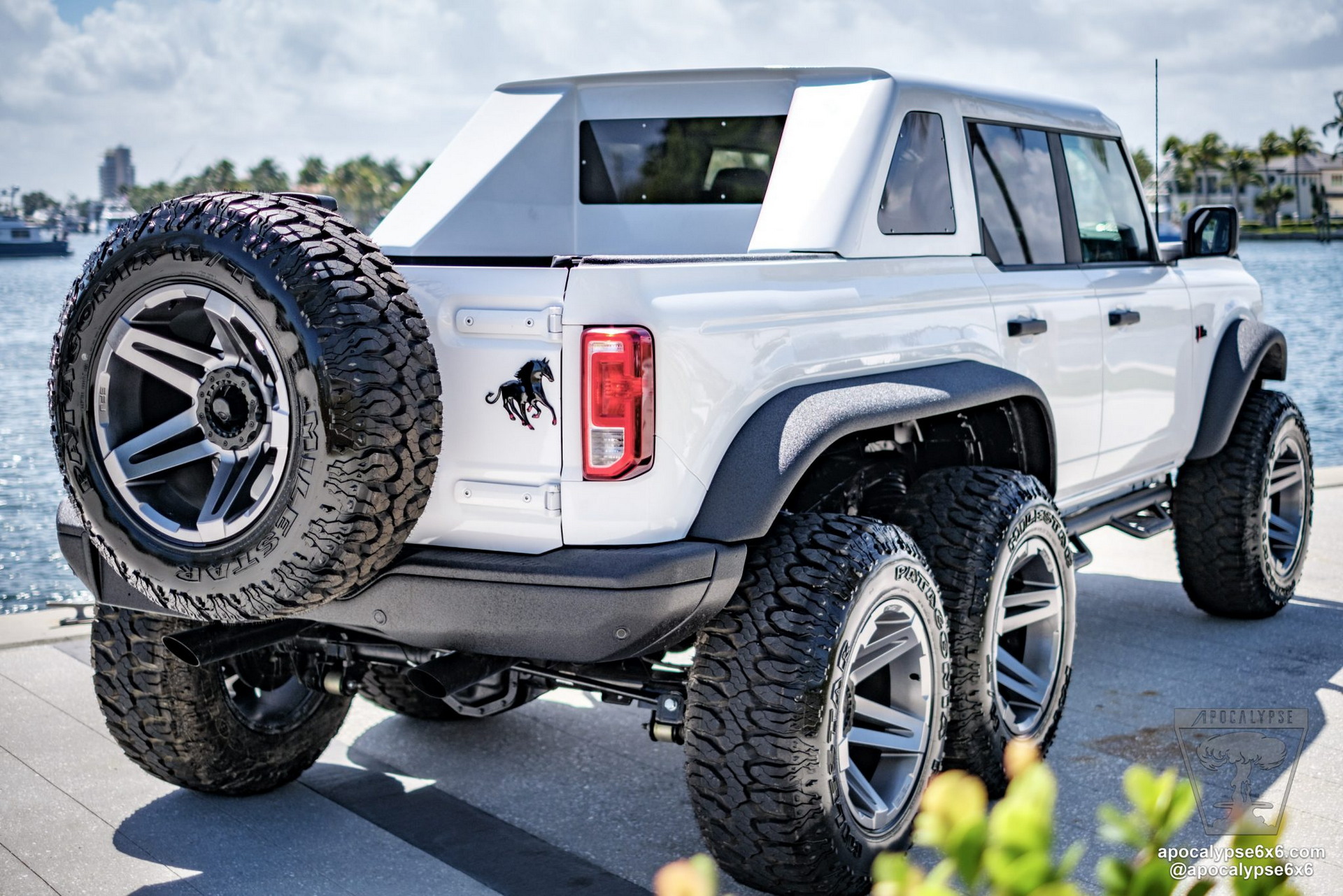 Get A Closer Look At Apocalypse’s Six-Wheeled Ford Bronco ‘Dark Horse’