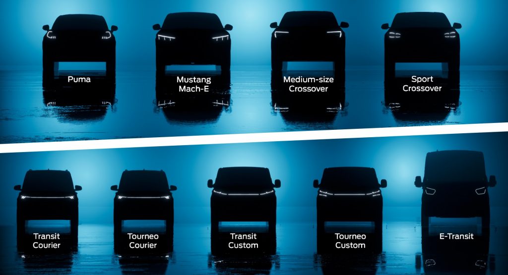  Ford Confirms European EV Range With Four Crossovers And Five LCVs By 2024