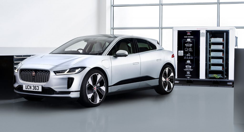  Jaguar Uses Old I-Pace Batteries To Create 125 kWh Storage Unit