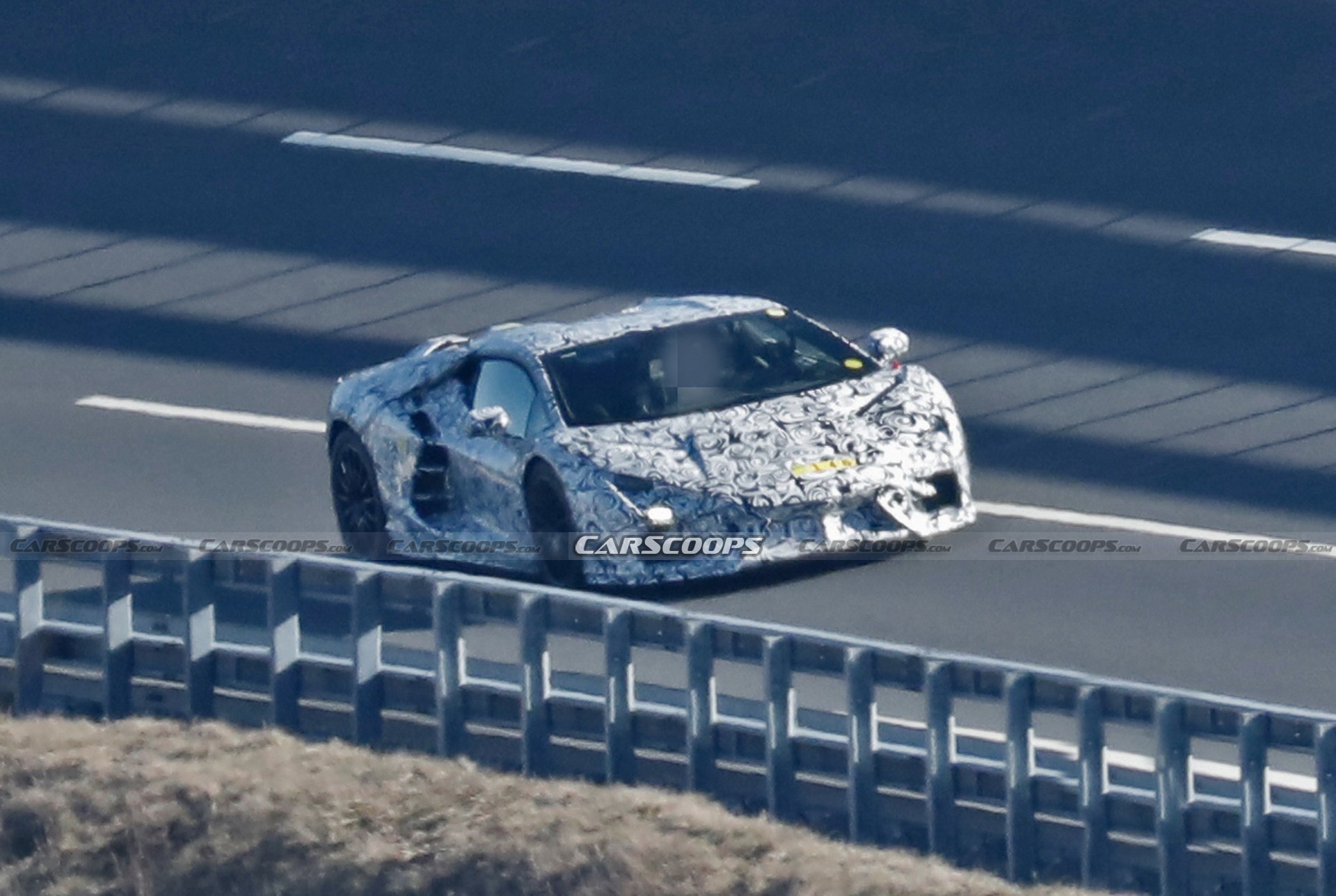 2024 Lamborghini Aventador Hybrid Successor Reveals Sharp Production Body In Latest Spy Shots