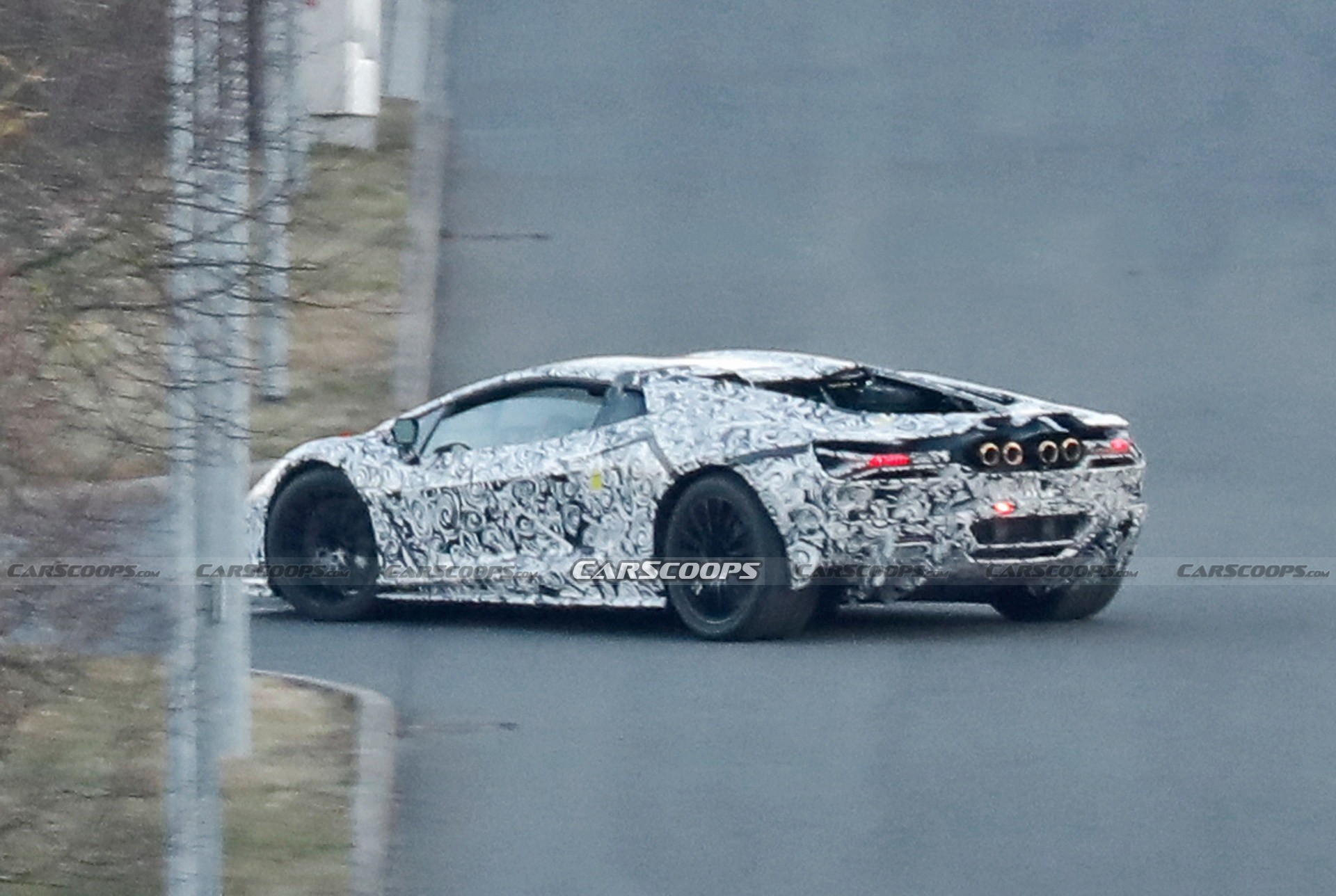 2024 Lamborghini Aventador Hybrid Successor Reveals Sharp Production Body In Latest Spy Shots