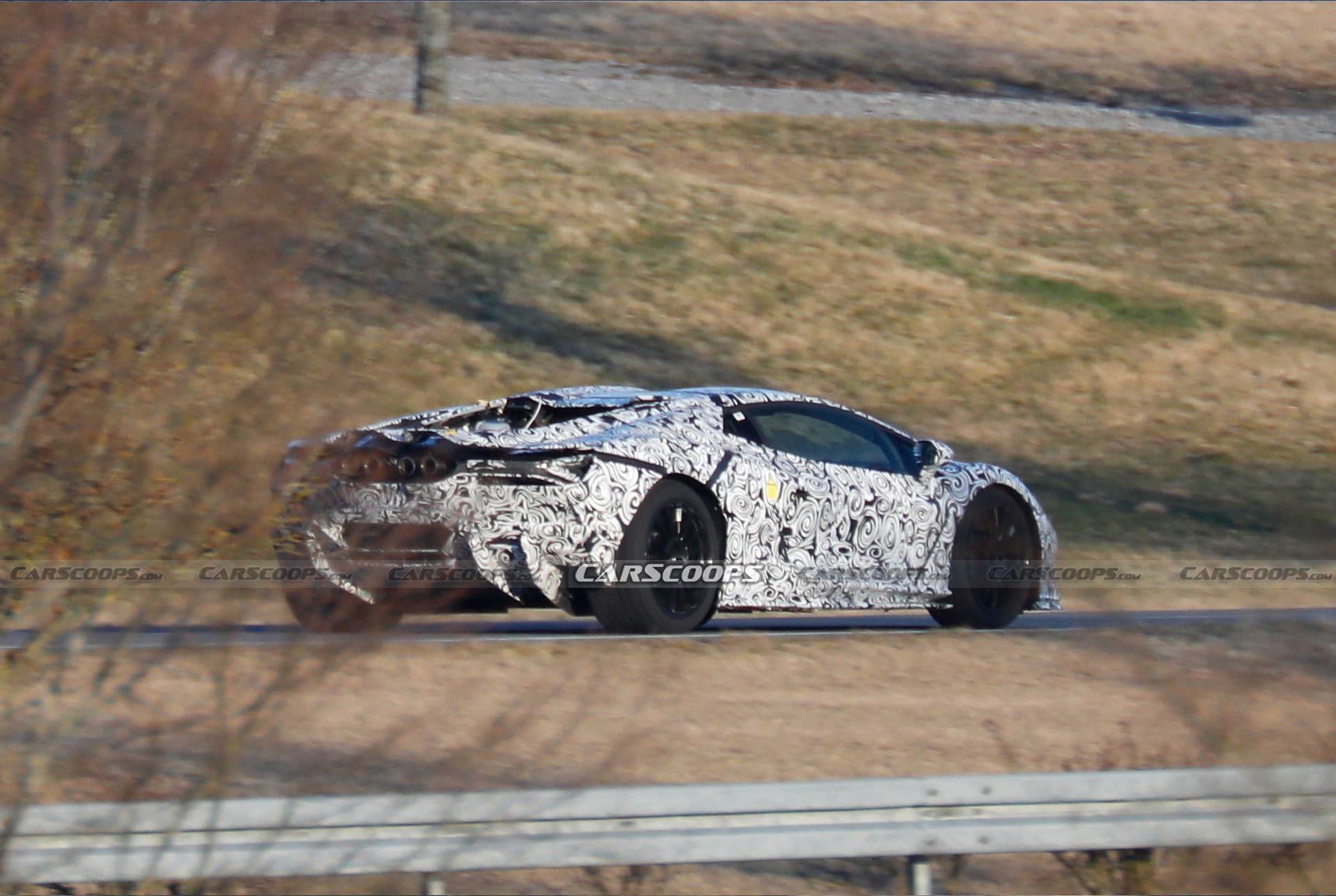 2024 Lamborghini Aventador Hybrid Successor Reveals Sharp Production Body In Latest Spy Shots