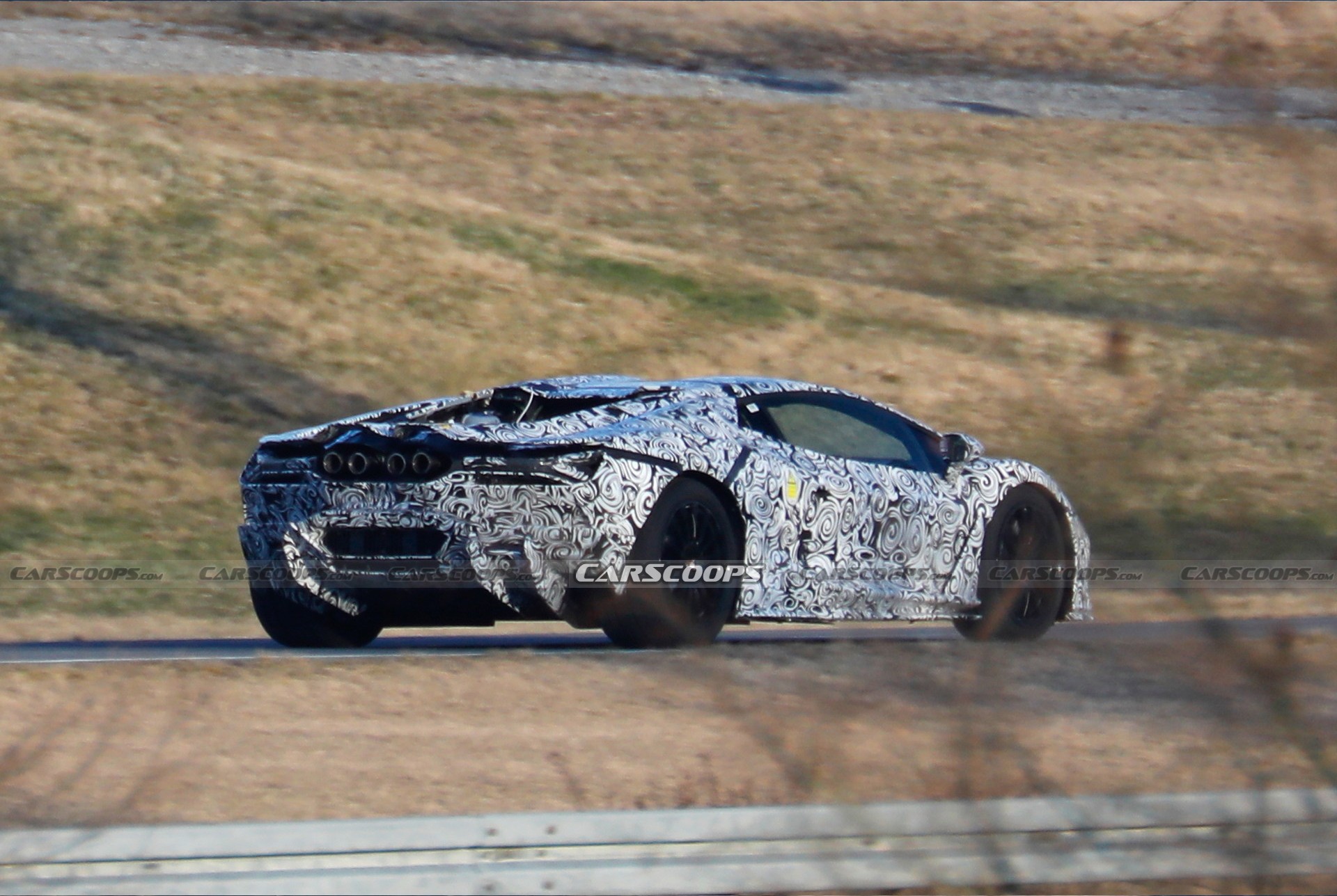 2024 Lamborghini Aventador Hybrid Successor Reveals Sharp Production Body In Latest Spy Shots
