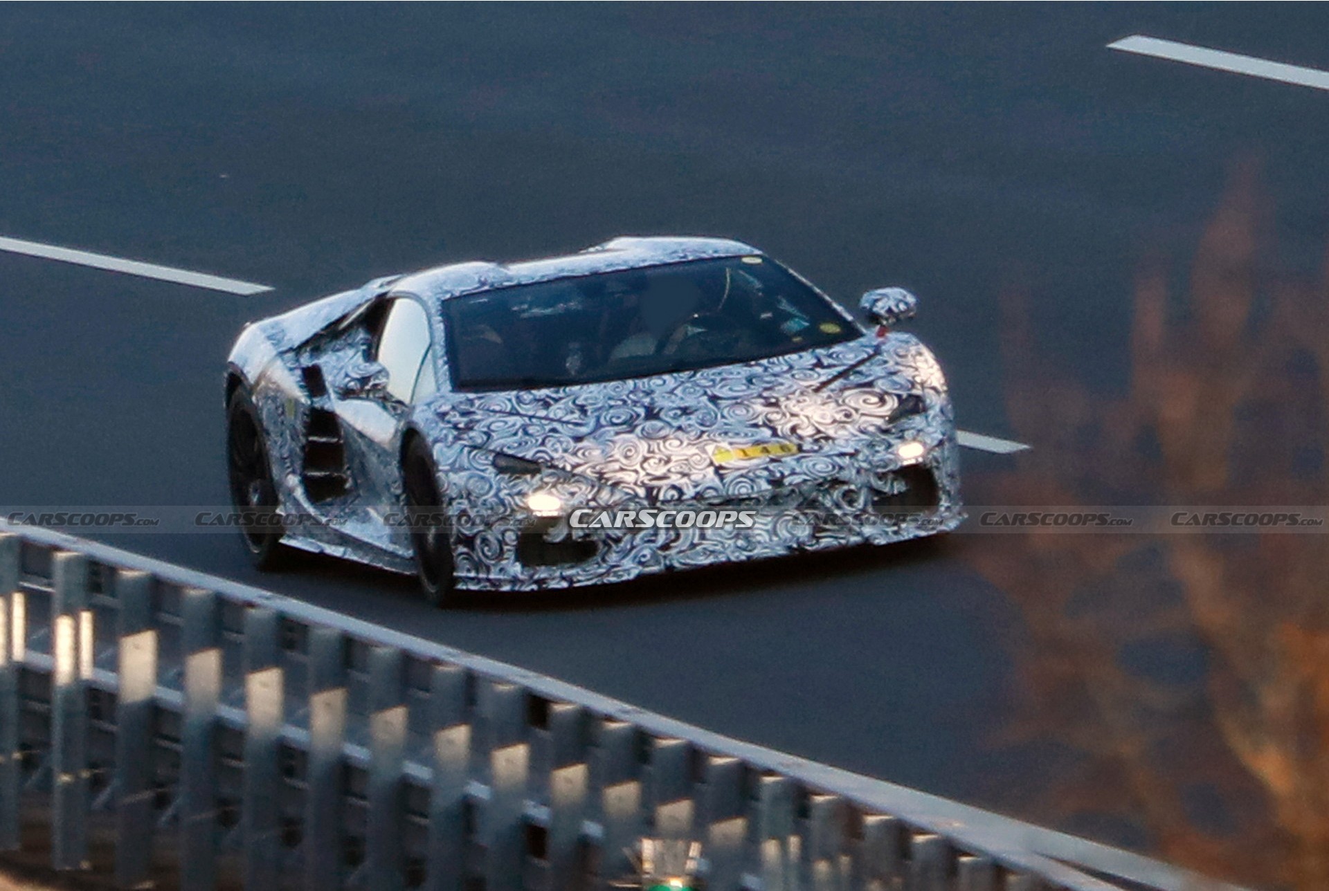 2024 Lamborghini Aventador Hybrid Successor Reveals Sharp Production Body In Latest Spy Shots