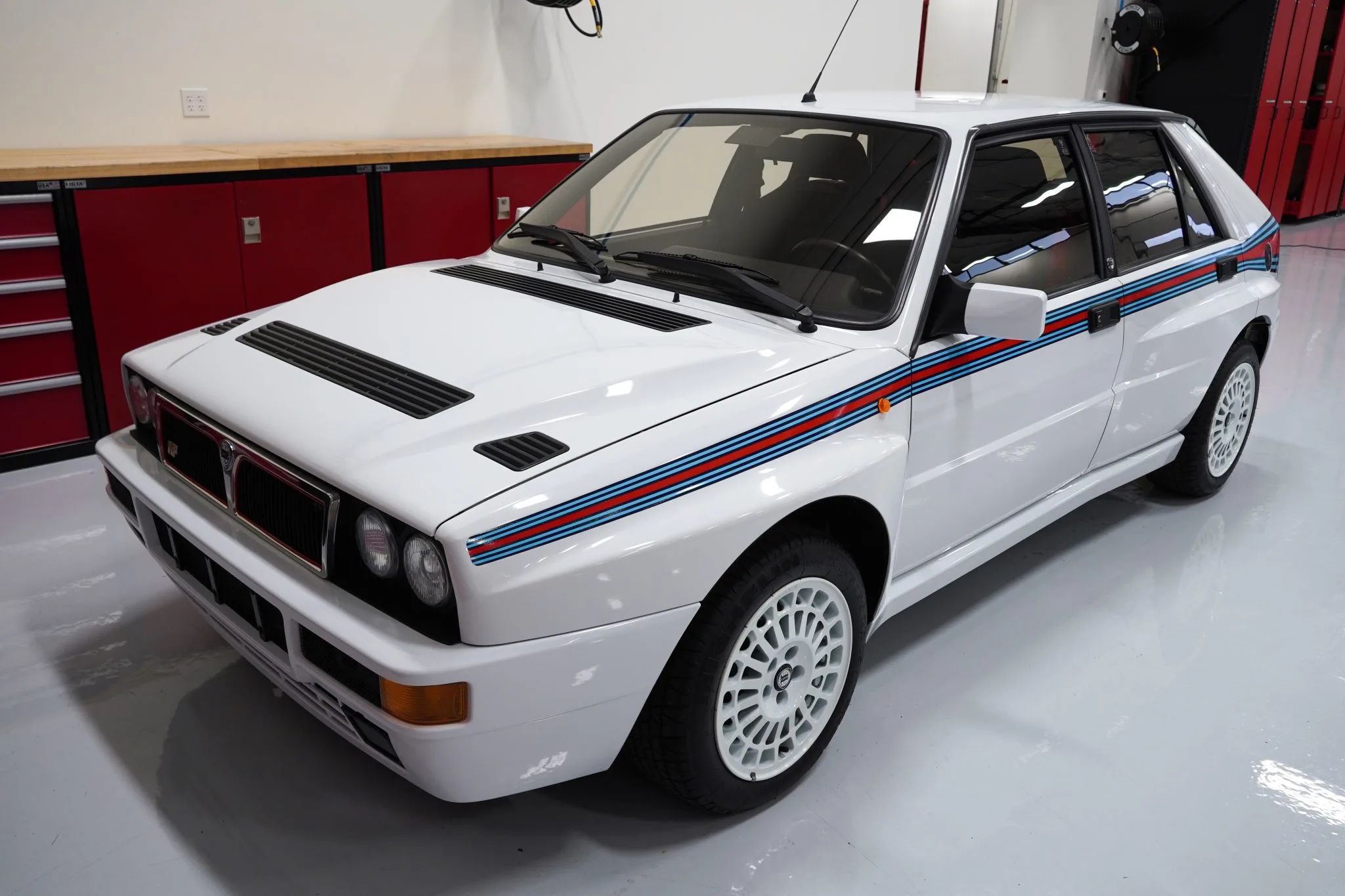 Like-New 104-Mile Lancia Delta Integrale Martini 5 Evoluzione Set To Sell For Over $200,000